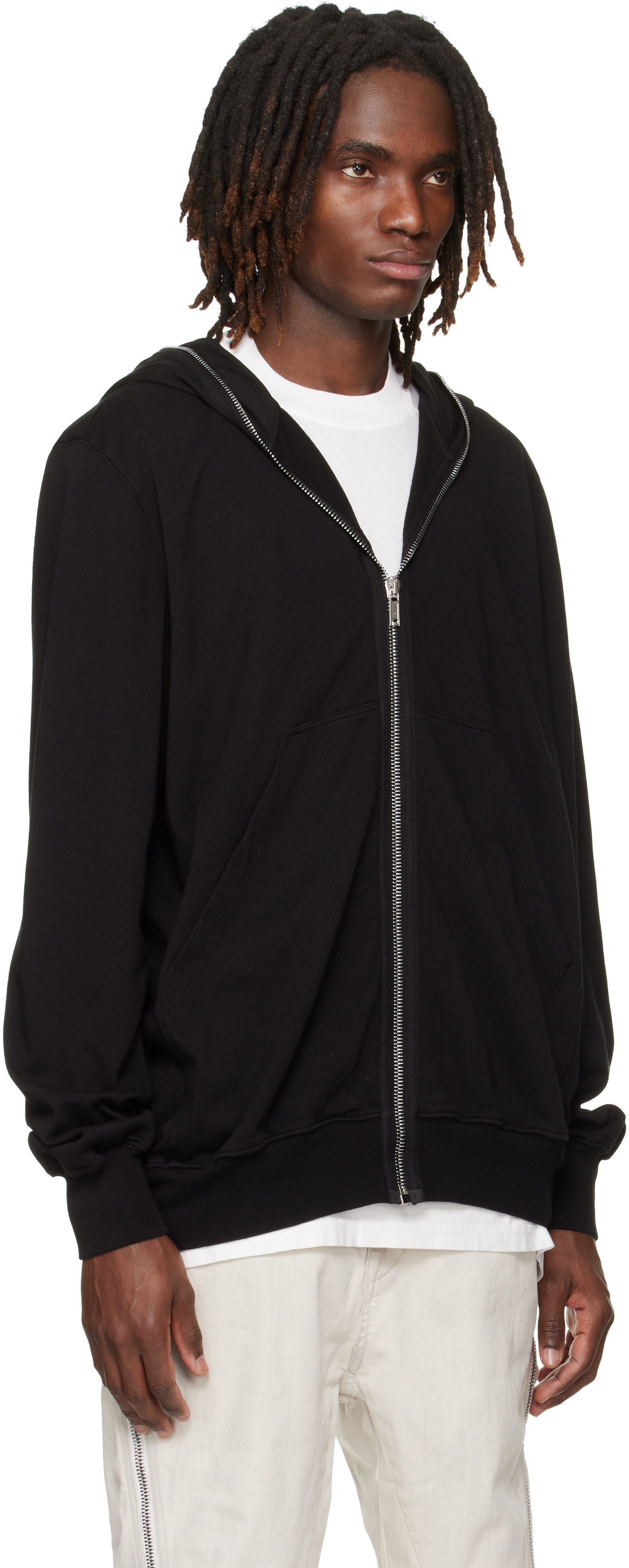 Rick Owens hoodie 25FW XXLサイズ Rick Owens DRKSHDW: Black Temple Jumbo Hoodie | SSENSE