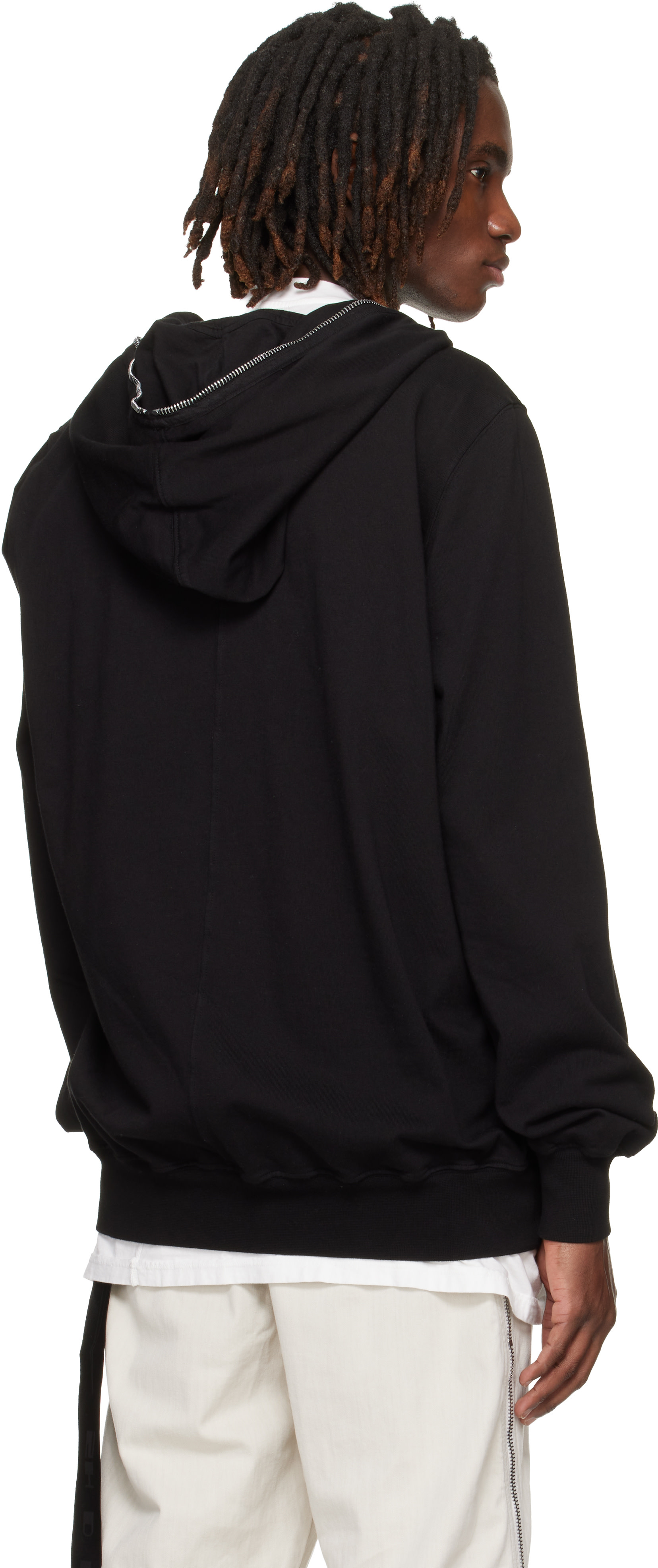 Rick Owens DRKSHDW: Black Temple Jumbo Hoodie | SSENSE