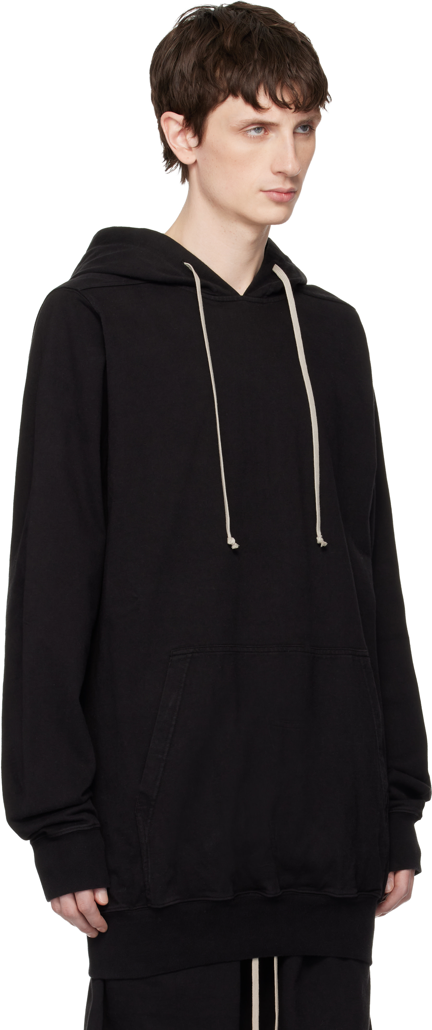 Rick Owens DRKSHDW: Black Temple Pullover Hoodie | SSENSE