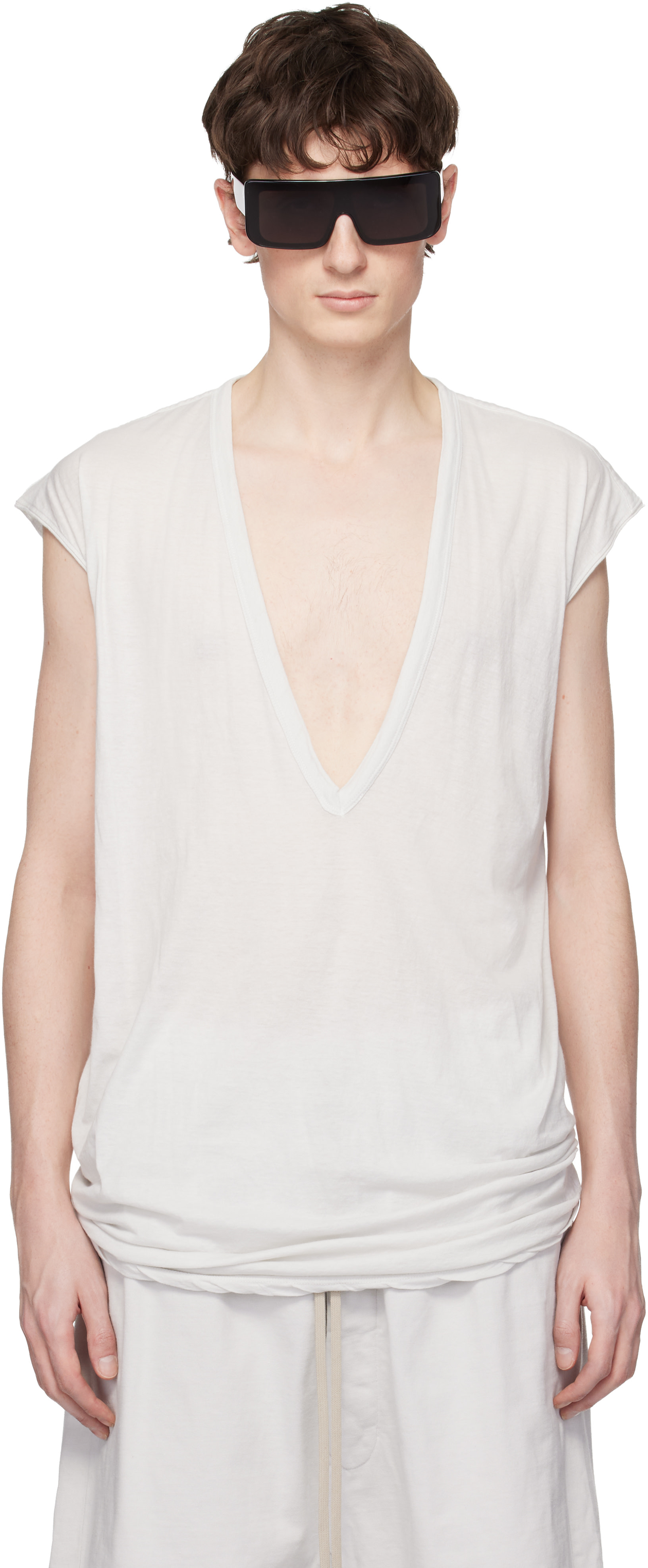 Rick Owens DRKSHDW: Off-White Temple Dylan T-shirt | SSENSE Canada