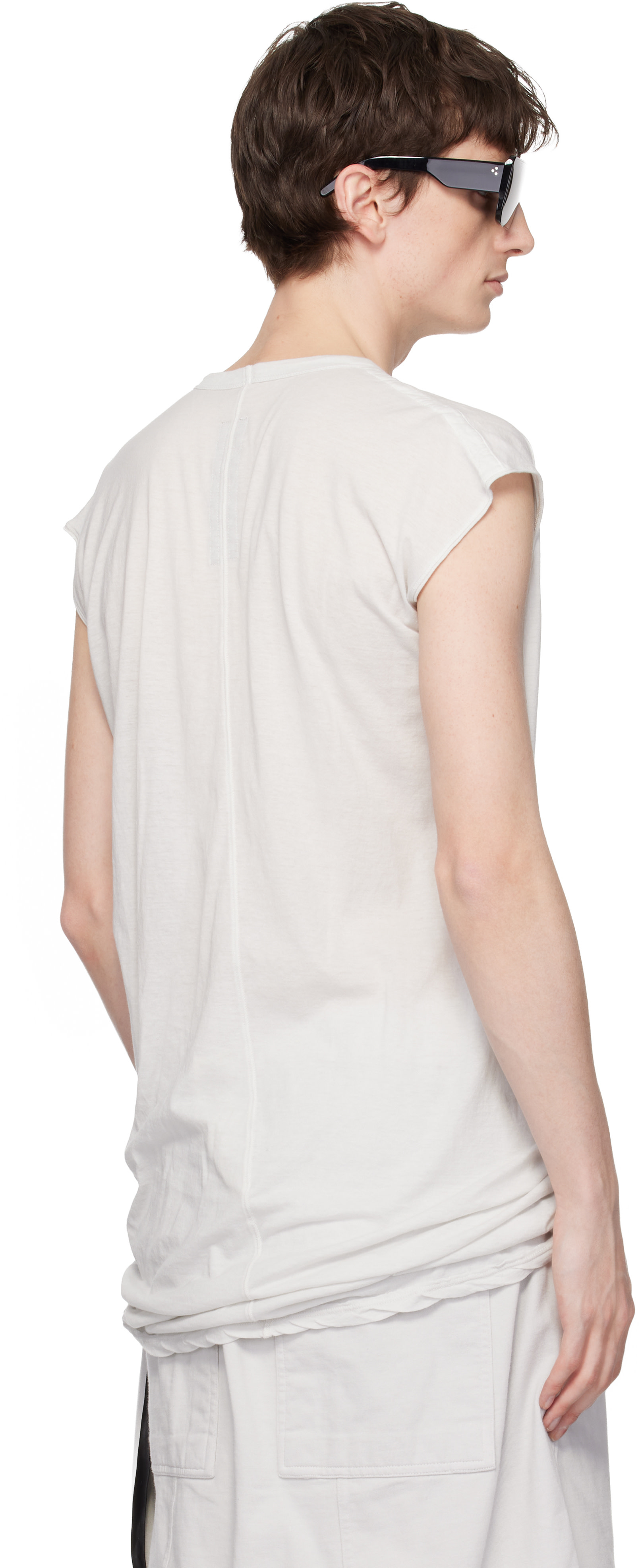 Rick Owens DRKSHDW: Off-White Temple Dylan T-shirt | SSENSE Canada