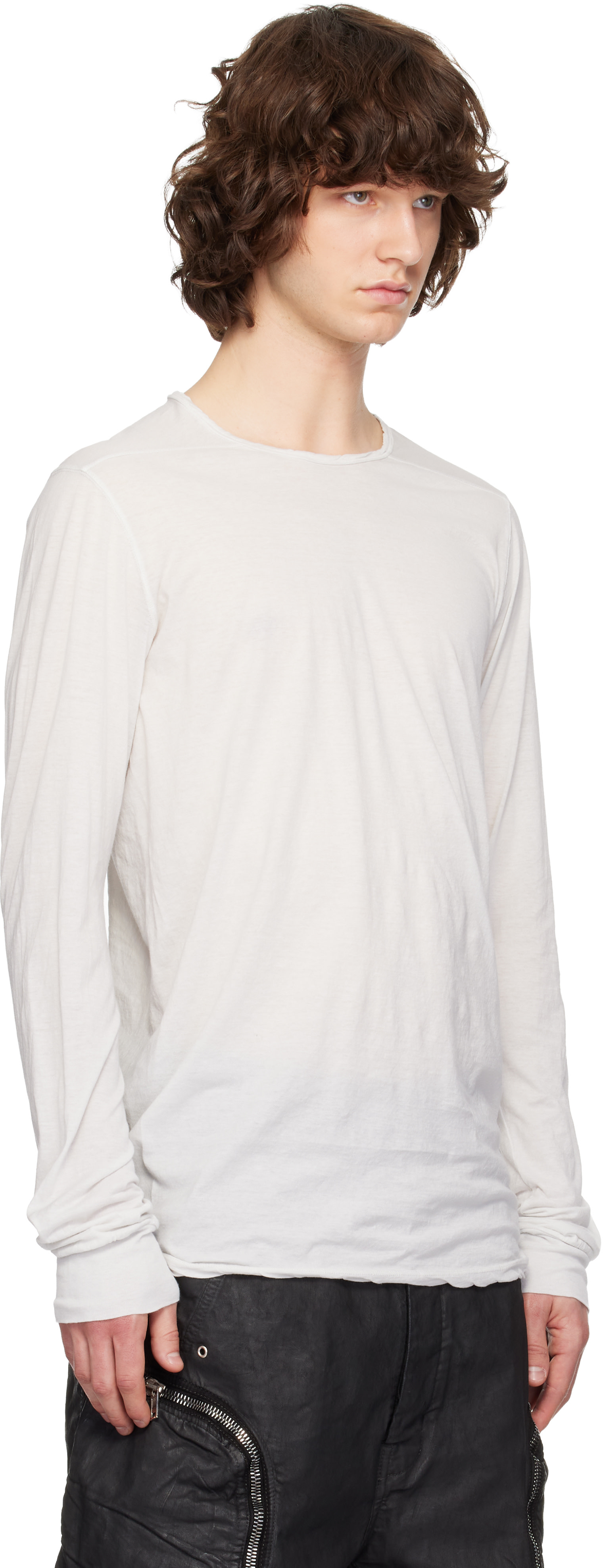 Rick Owens DRKSHDW: Off-White Temple Level LS T-shirt | SSENSE