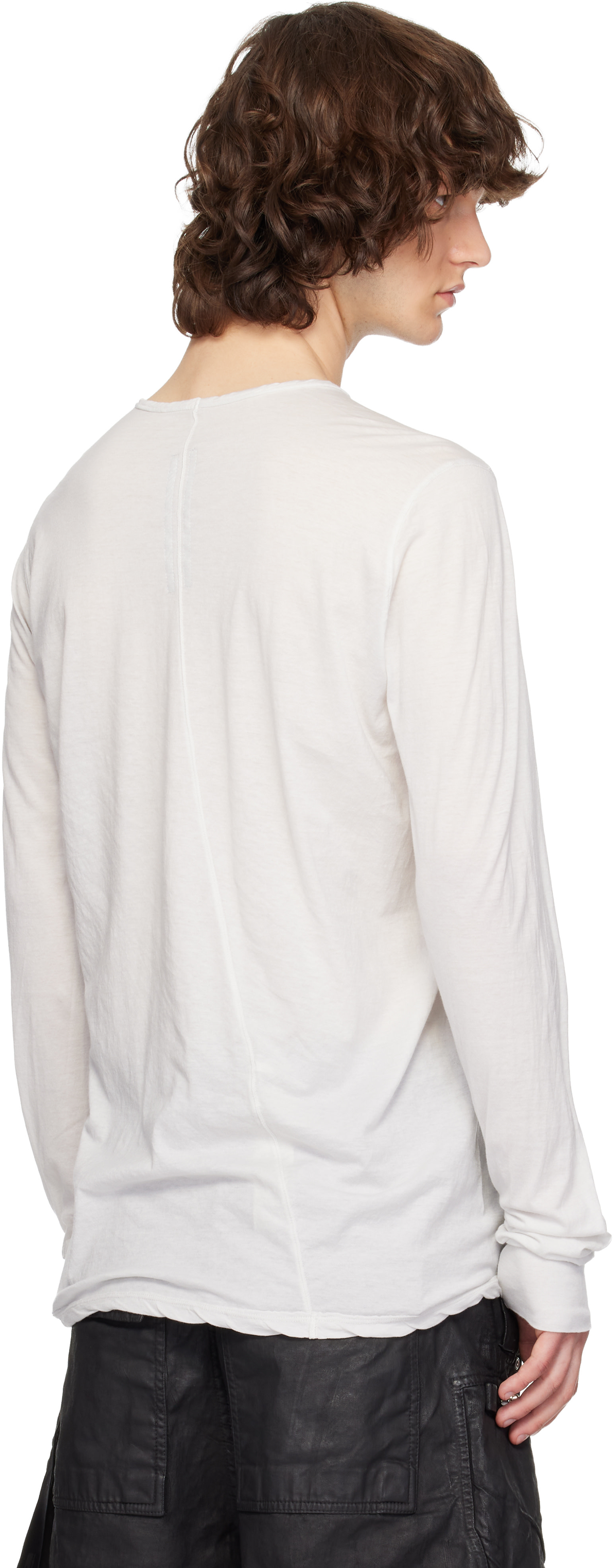 Rick Owens DRKSHDW: Off-White Temple Level LS T-shirt | SSENSE
