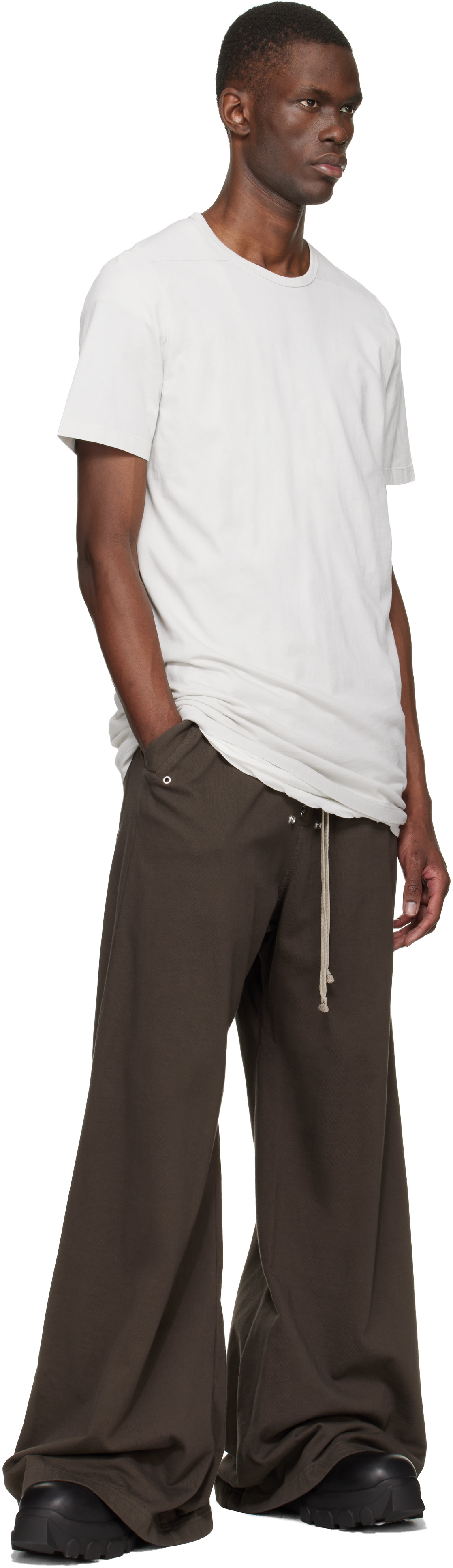 Rick Owens DRKSHDW: Off-White Temple Level T-shirt | SSENSE