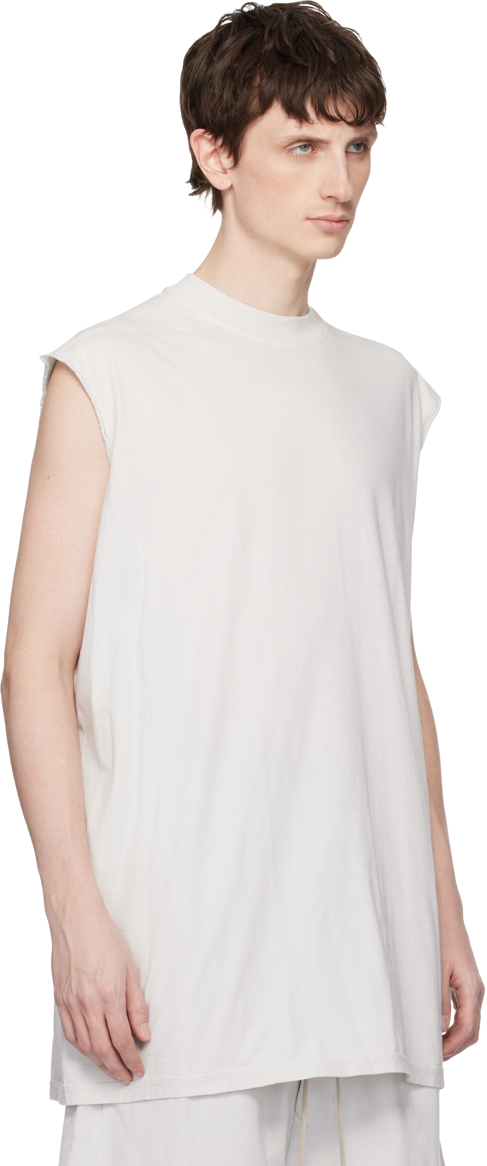 Rick Owens DRKSHDW: Off-White Temple Tarp T-shirt | SSENSE