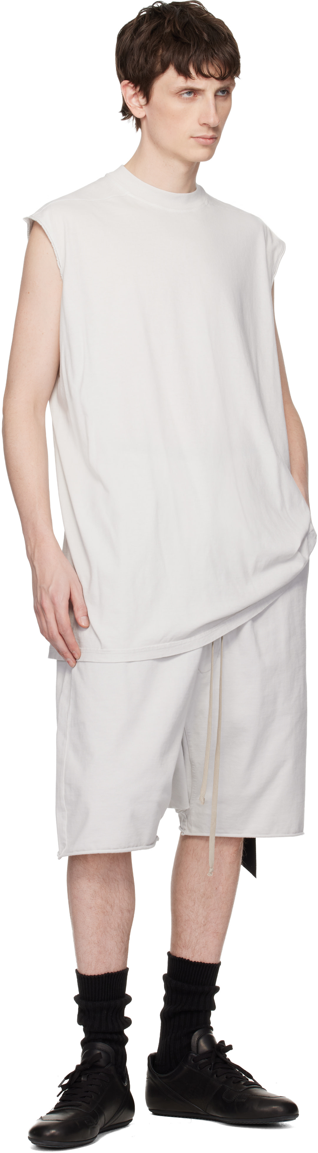 Rick Owens DRKSHDW: Off-White Temple Tarp T-shirt | SSENSE