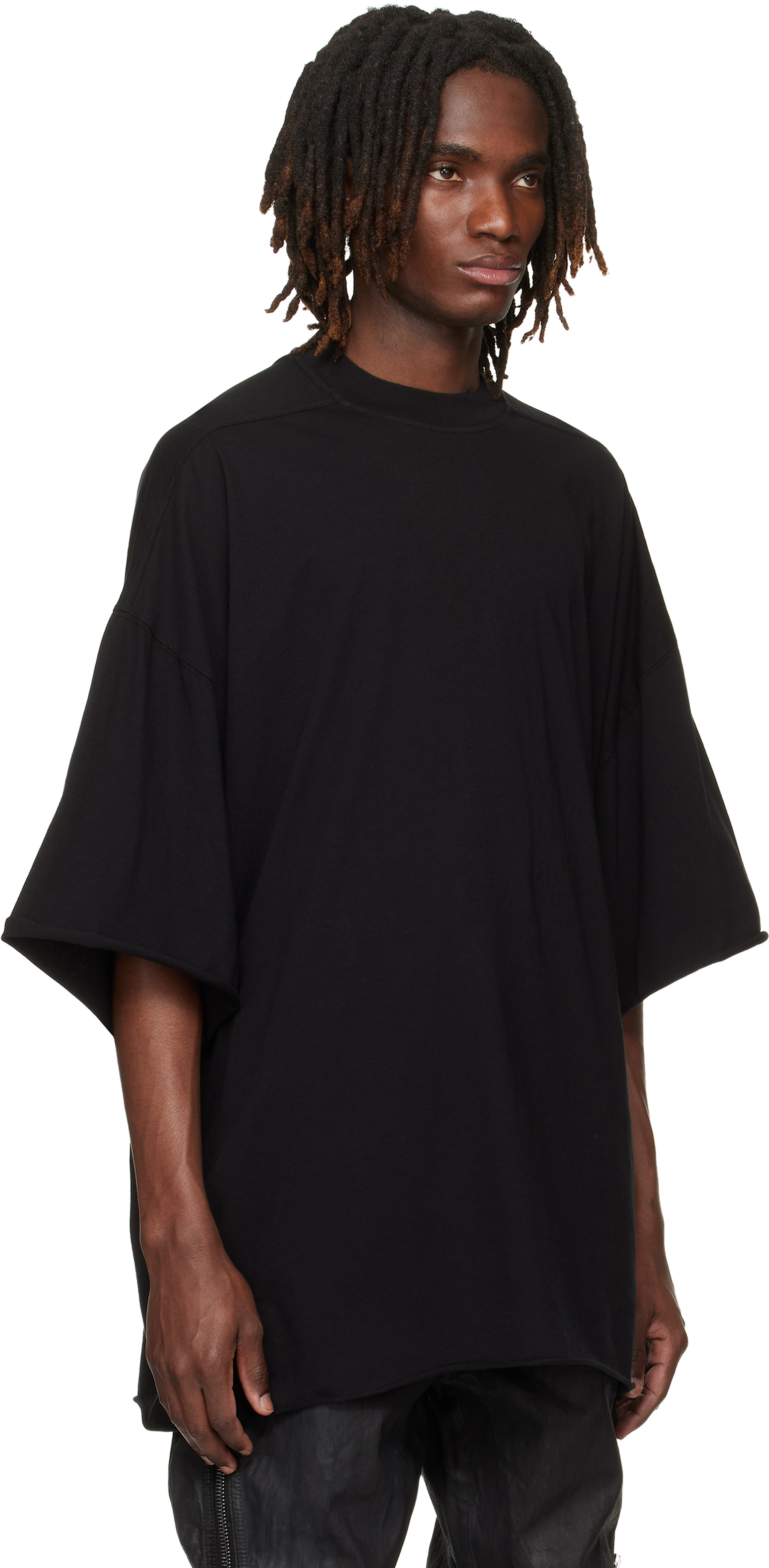 Rick Owens DRKSHDW: ブラック Temple Tommy Tシャツ | SSENSE 日本