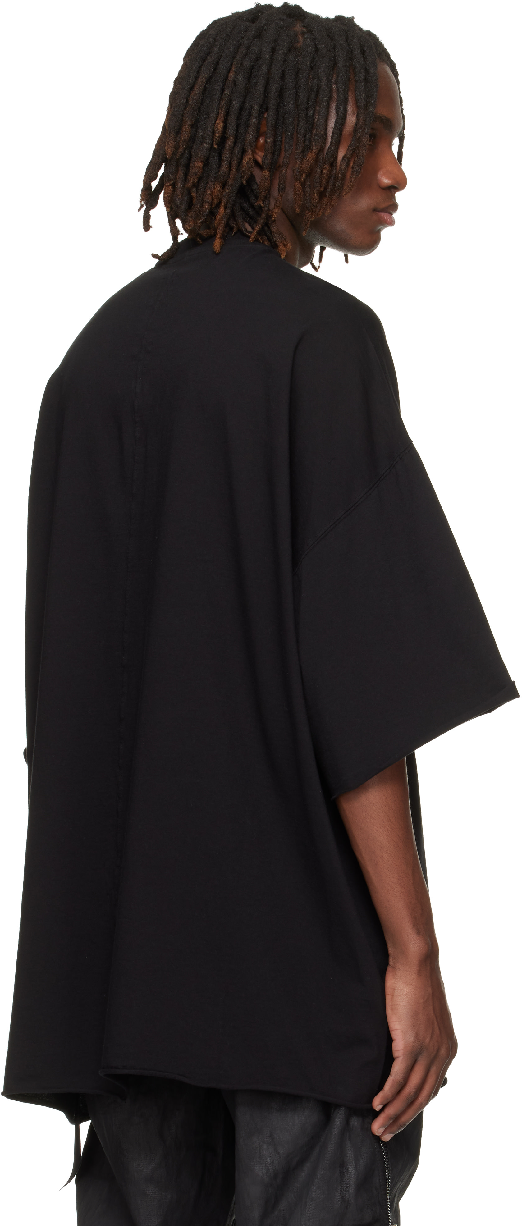 Rick Owens DRKSHDW: ブラック Temple Tommy Tシャツ | SSENSE 日本
