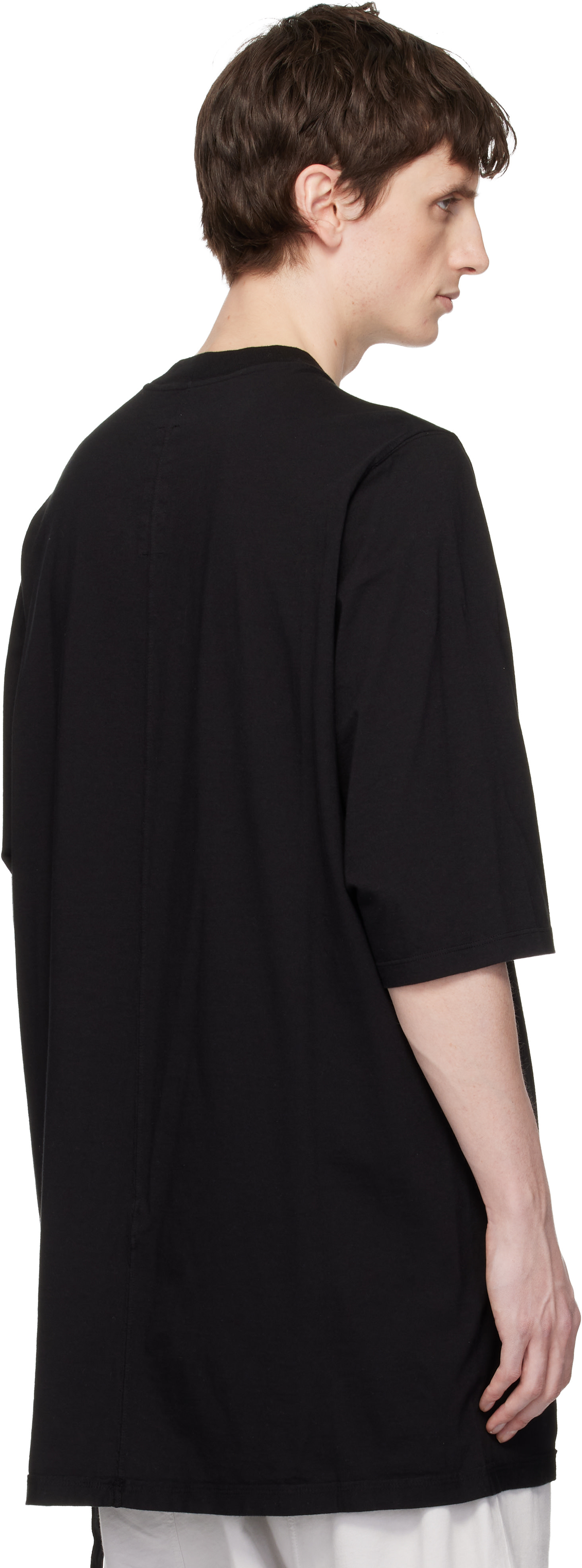 Rick Owens DRKSHDW: Black Temple Jumbo S/S T-shirt | SSENSE