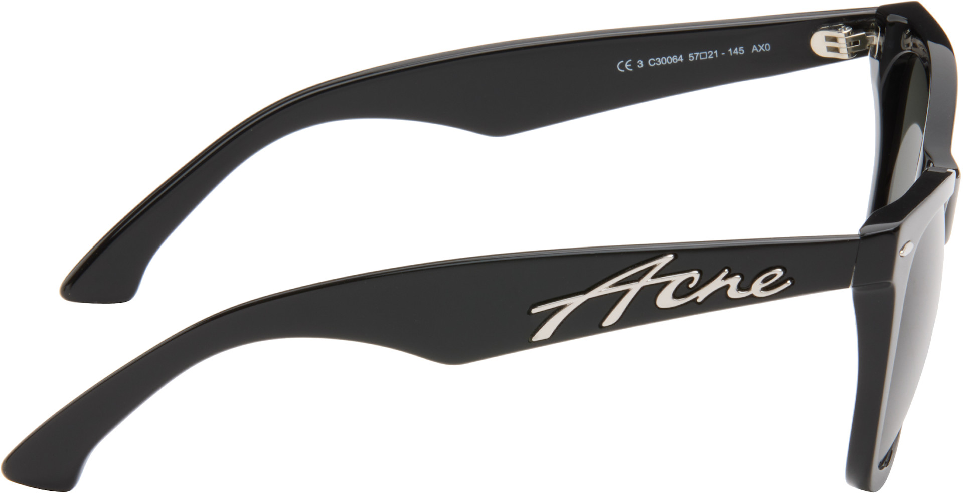 Acne Studios - Lunettes de soleil carrées noires