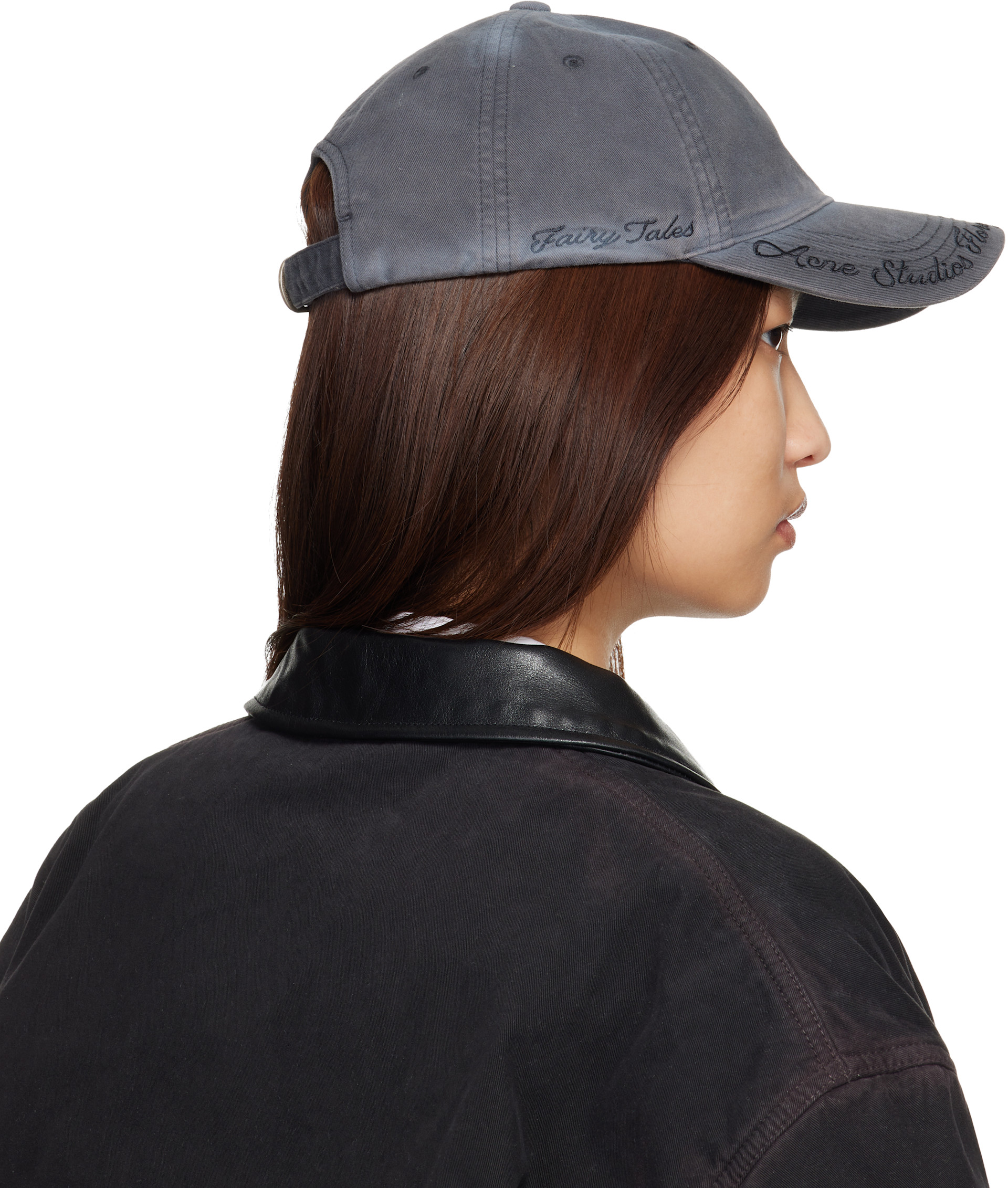 Acne Studios - Casquette grise à logo