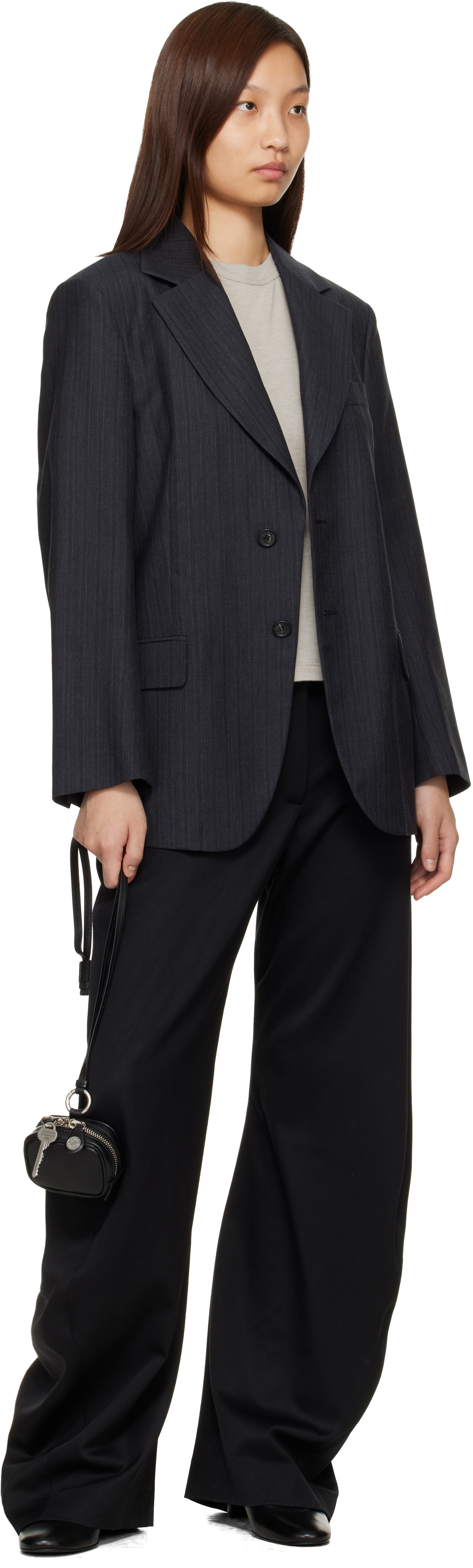 Acne Studios - Pochette Camero Clip noire