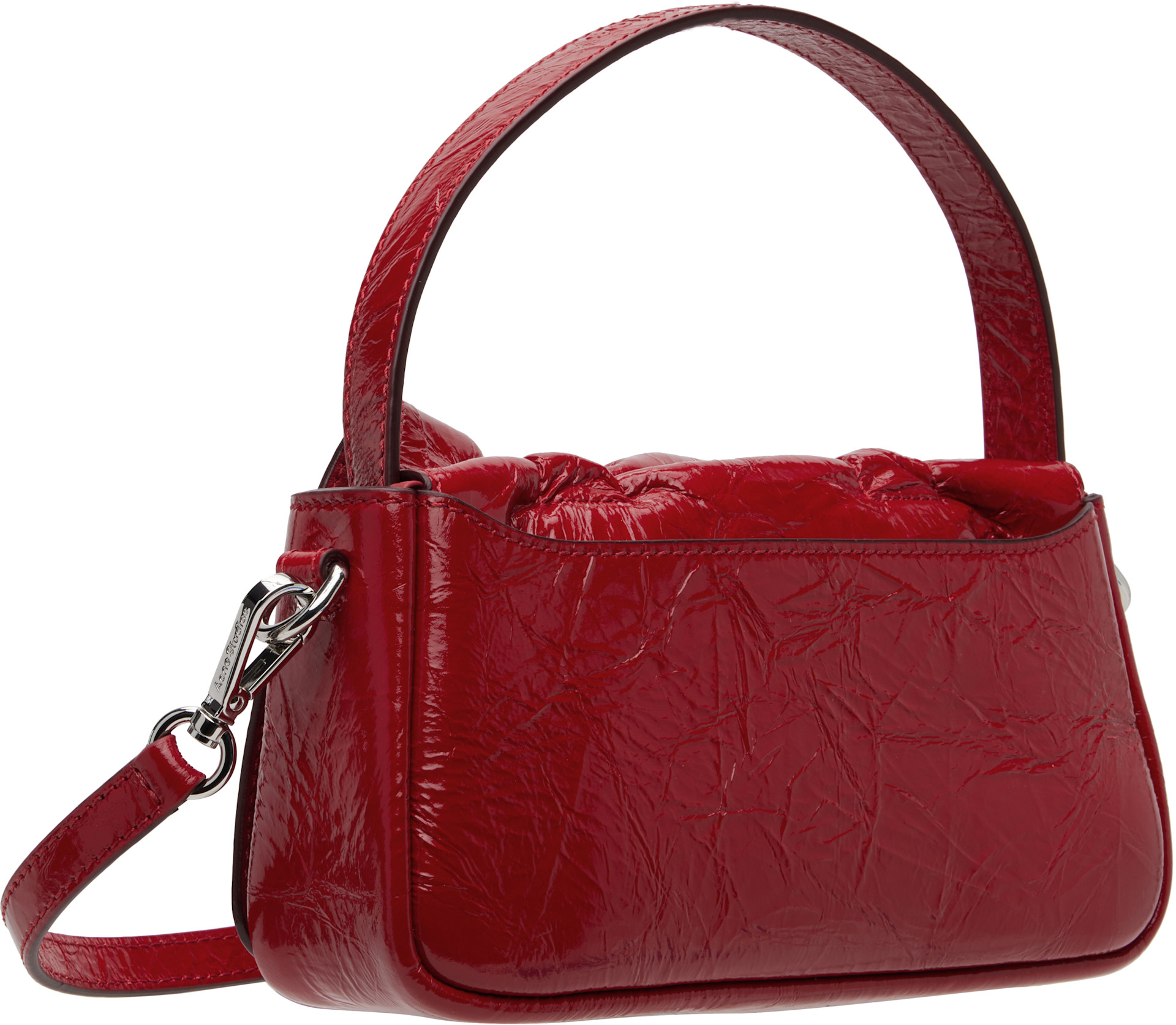 Acne Studios: Red Multipocket Micro Bag | SSENSE Canada