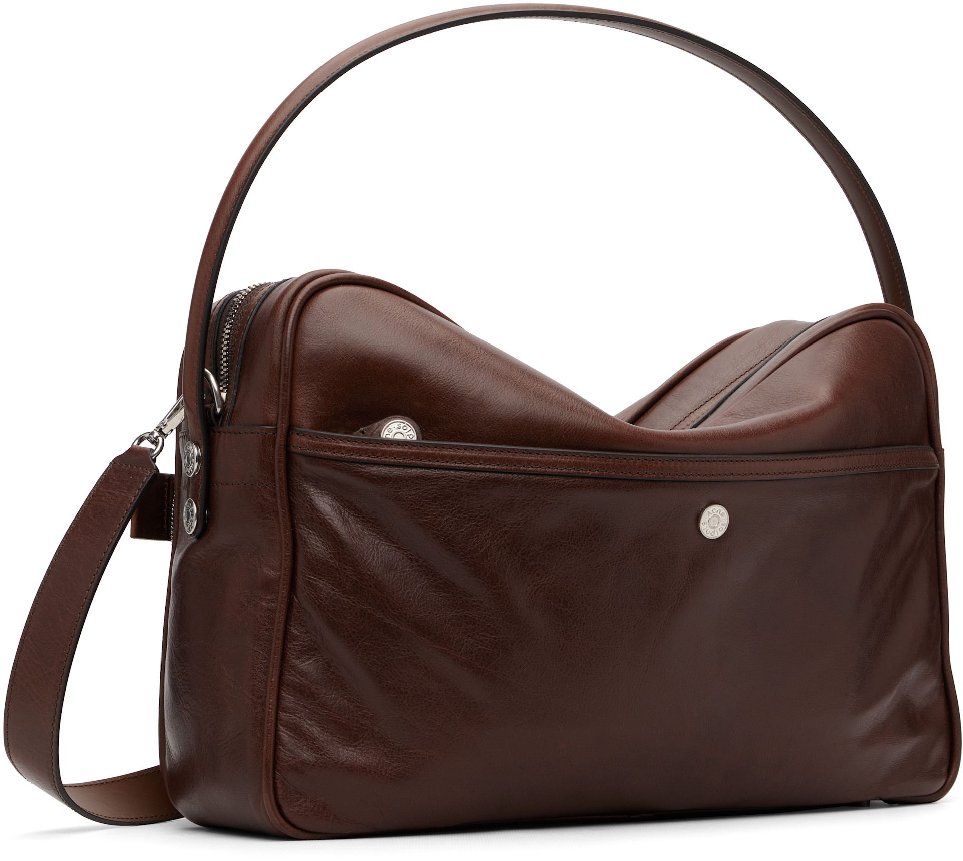 Acne Studios - Sac Camero Camera brun à boucles