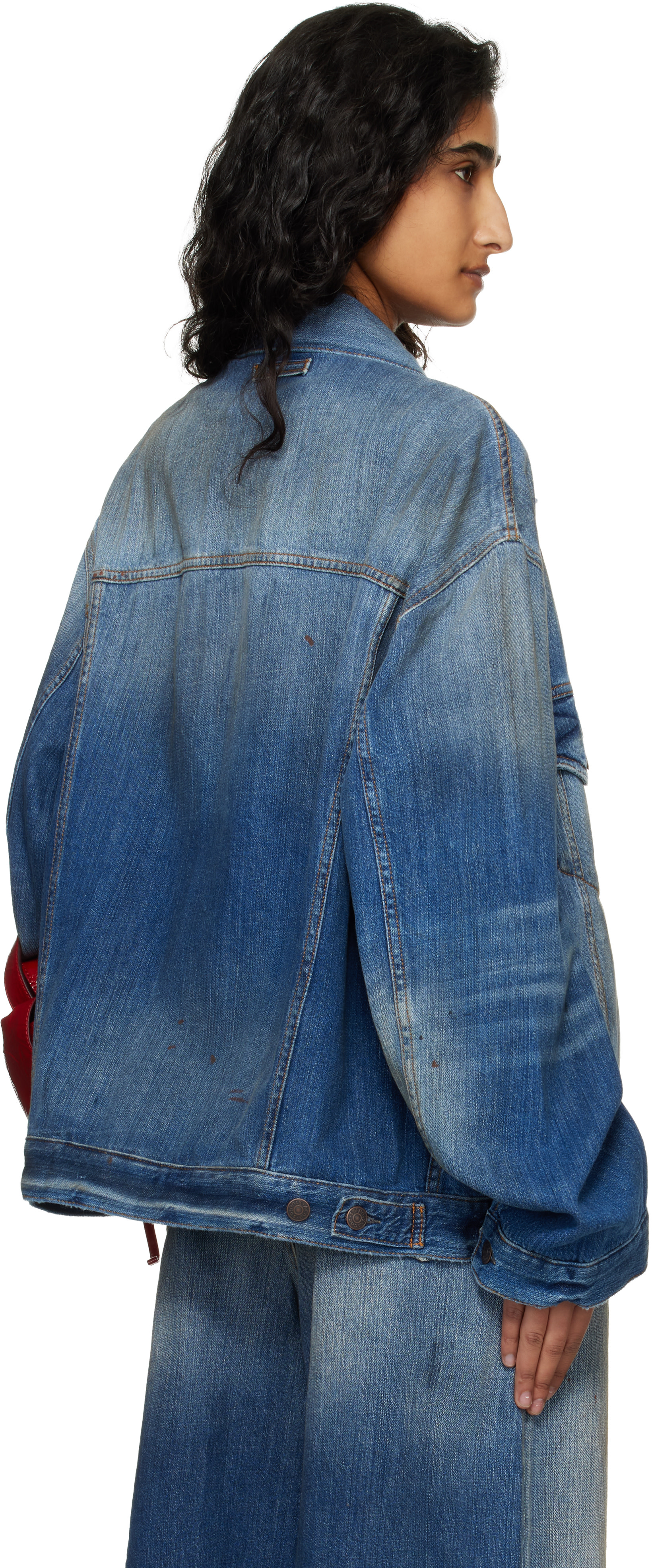 Acne Studios - Blouson Robert Trafalgar bleu en denim