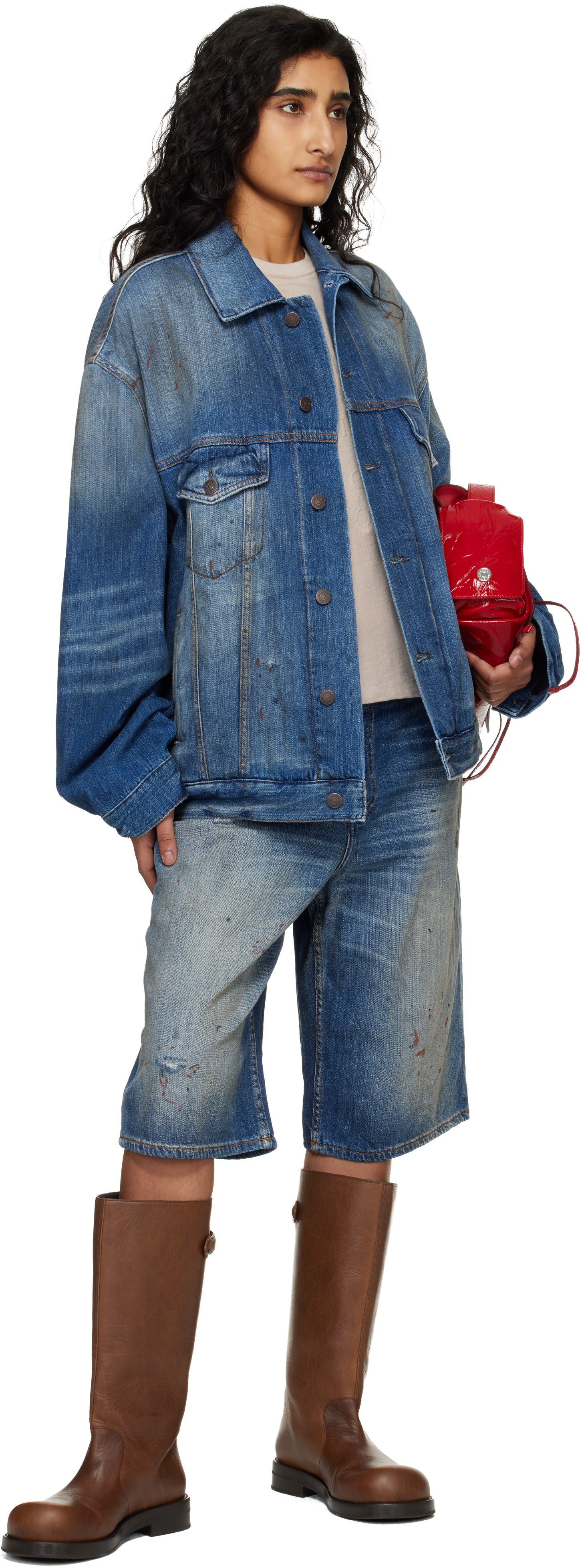 Acne Studios - Blouson Robert Trafalgar bleu en denim