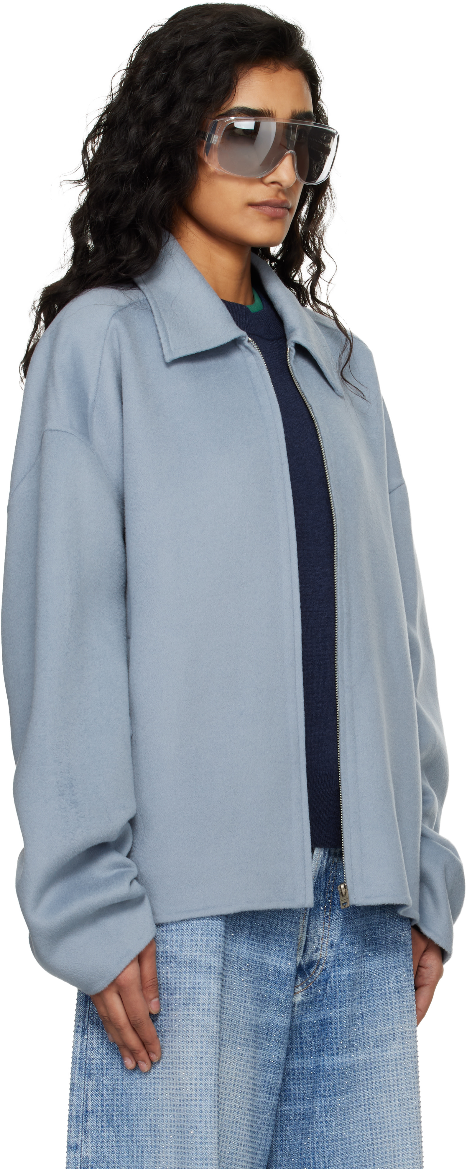 Acne Studios - Blue Cashmere Jacket