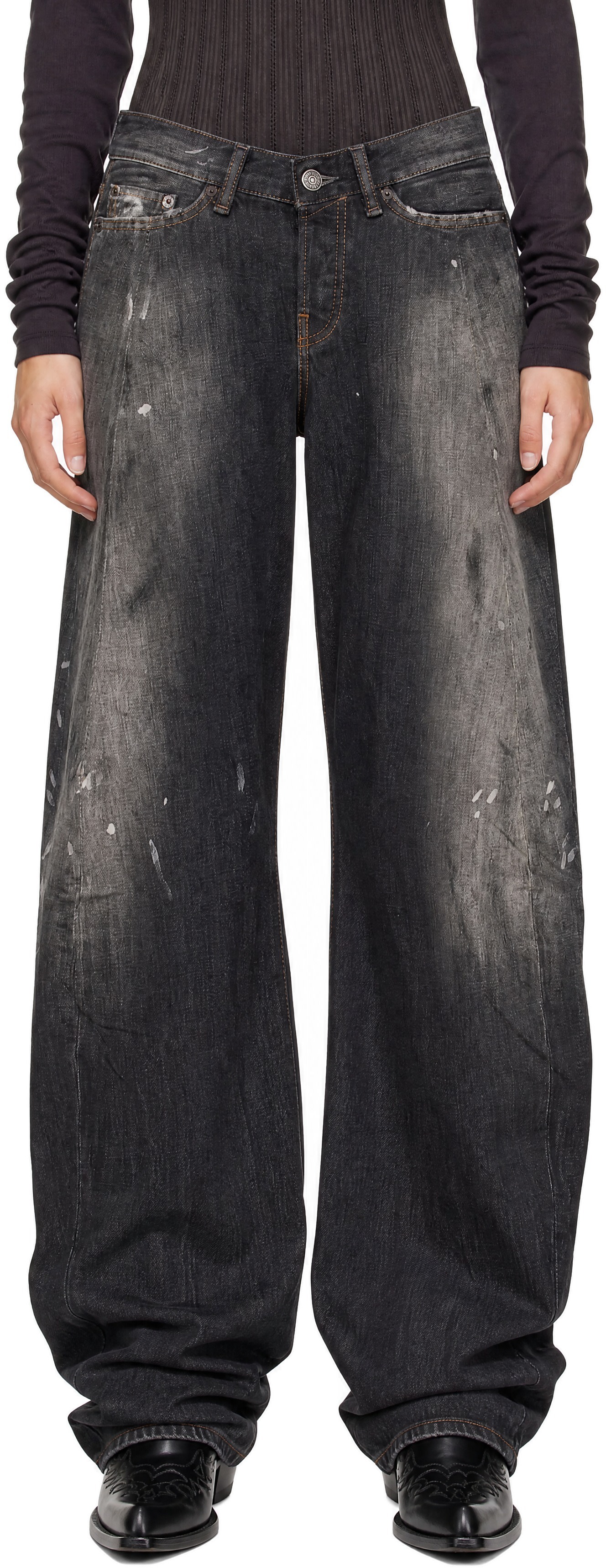 Acne Studios - Jean décontracté 2006F noir