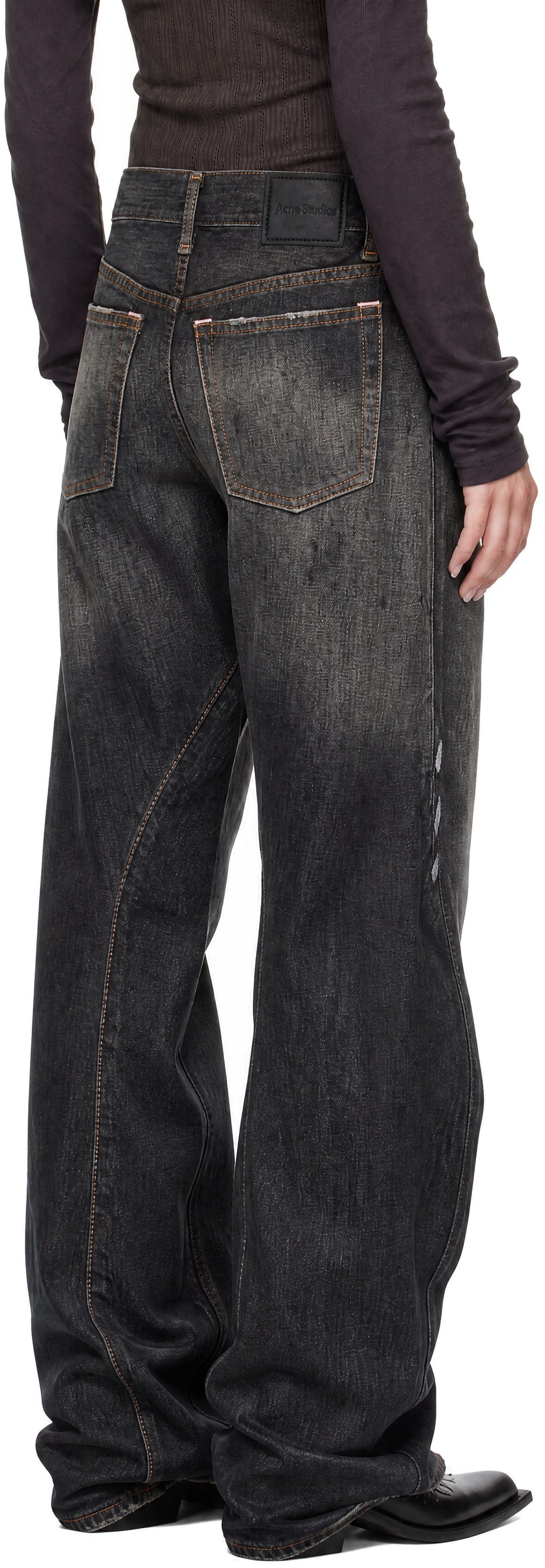 Acne Studios - Jean décontracté 2006F noir
