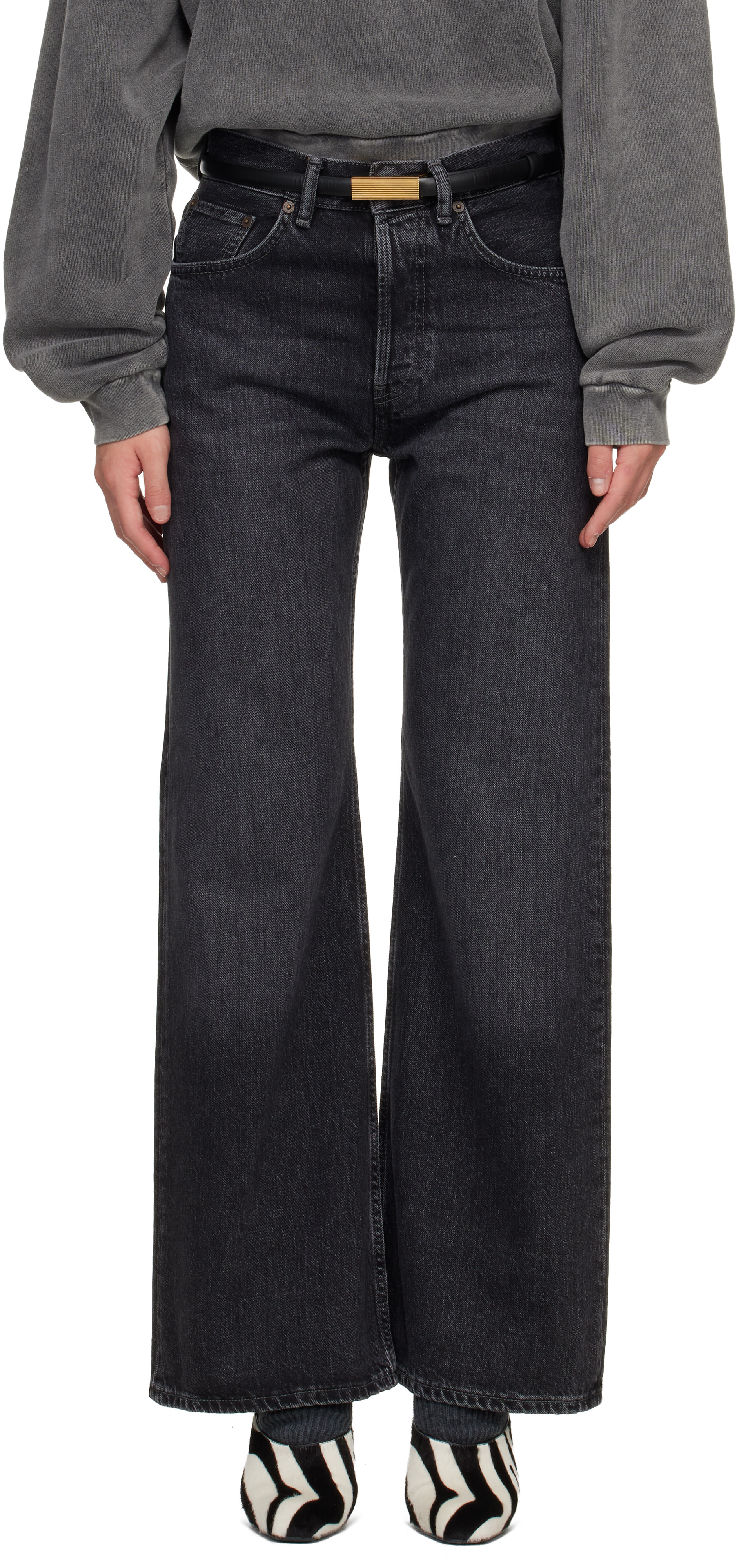 Acne Studios - Jean rétro 2021F noir