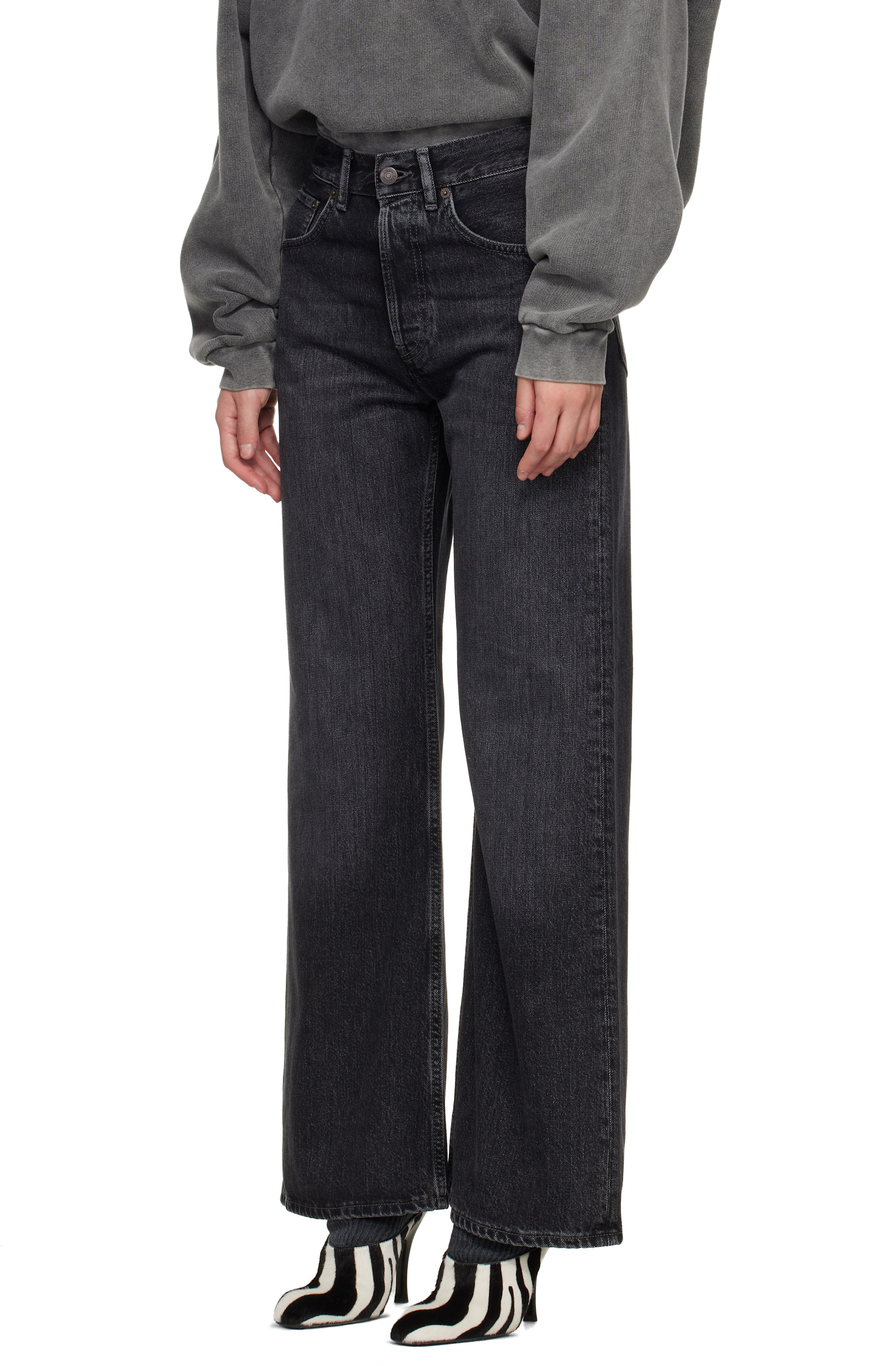 Acne Studios - Jean rétro 2021F noir