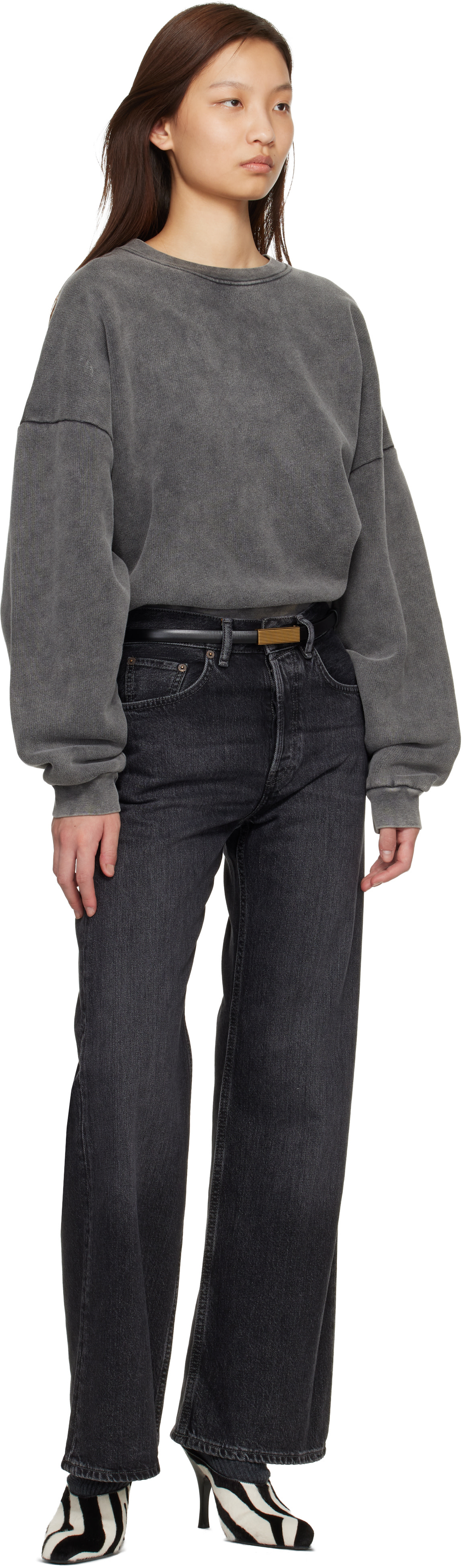 Acne Studios - Jean rétro 2021F noir