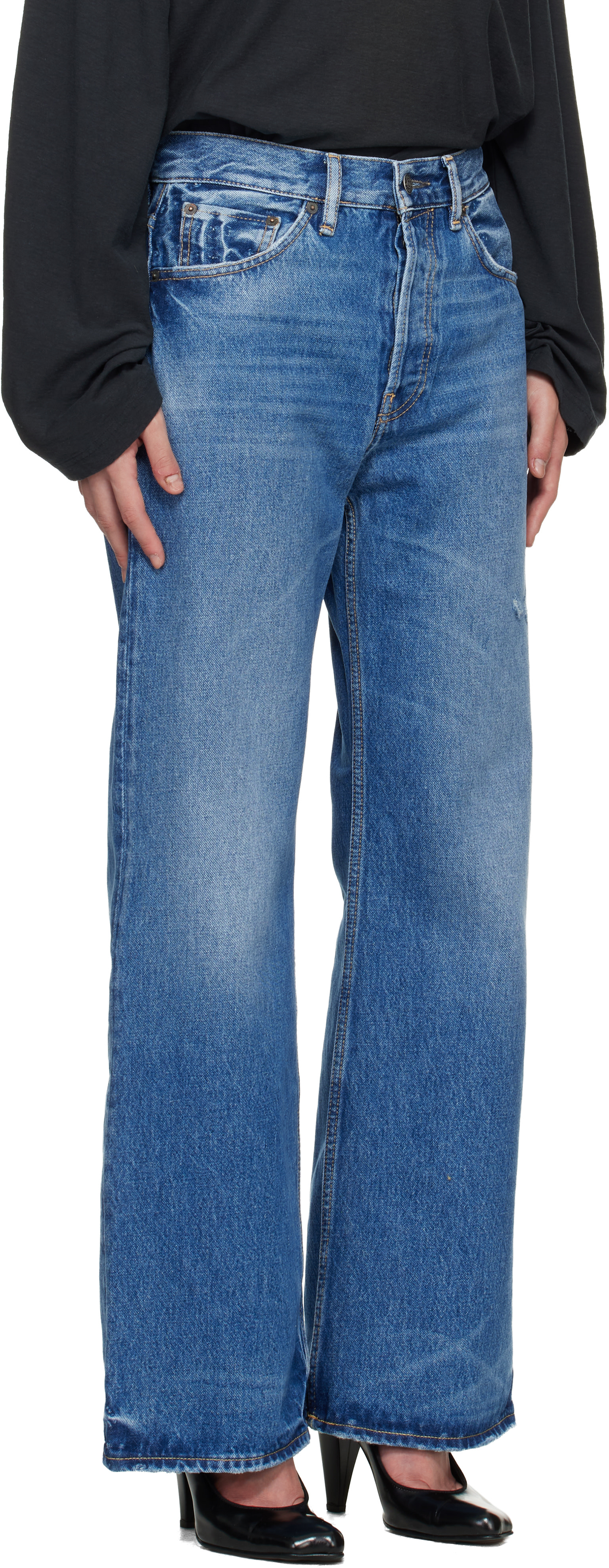 Acne Studios - Jean rétro 2021F bleu