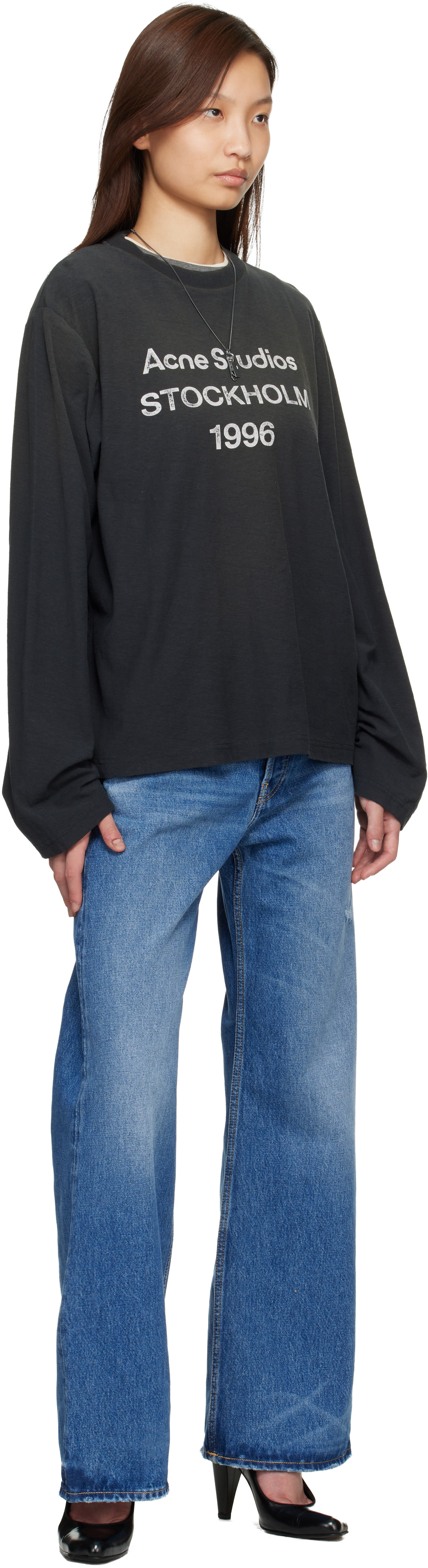 Acne Studios - Jean rétro 2021F bleu