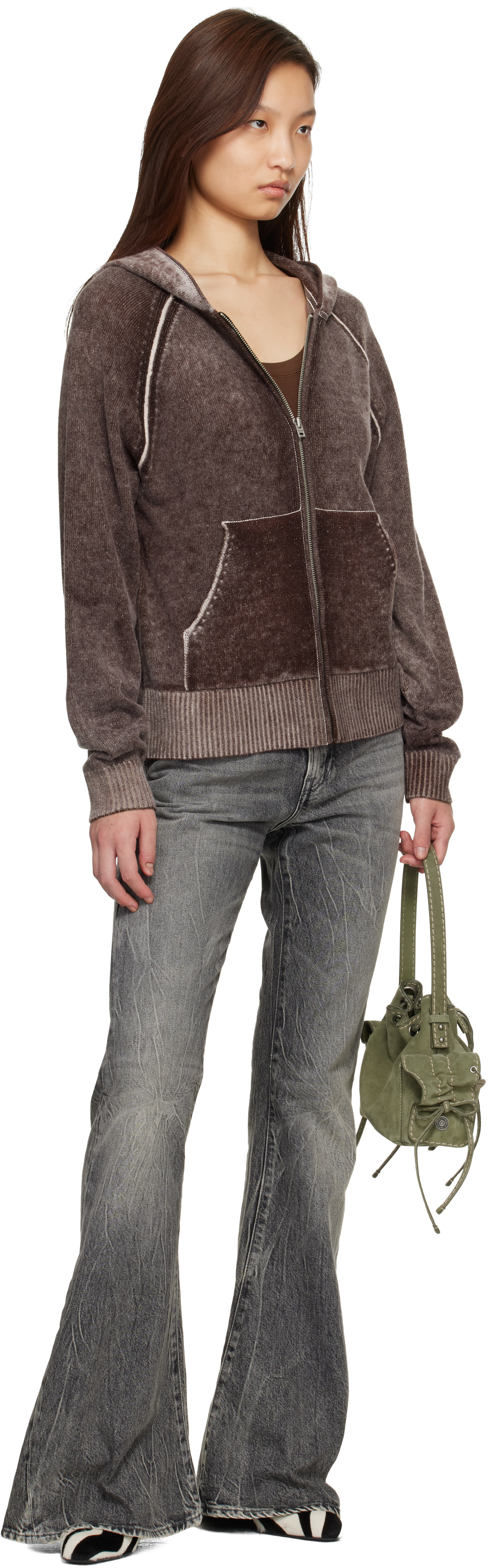 Acne Studios - グレー 2025F Fitted ジーンズ