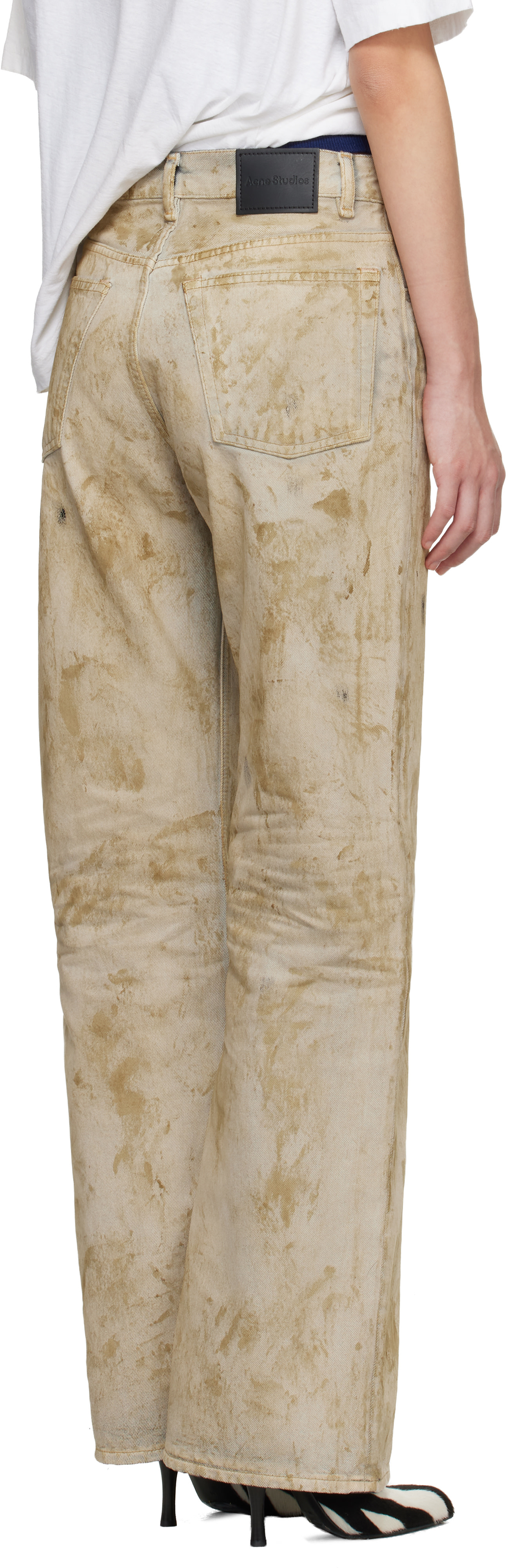 Acne Studios - Beige 2021F Regular Fit Jeans