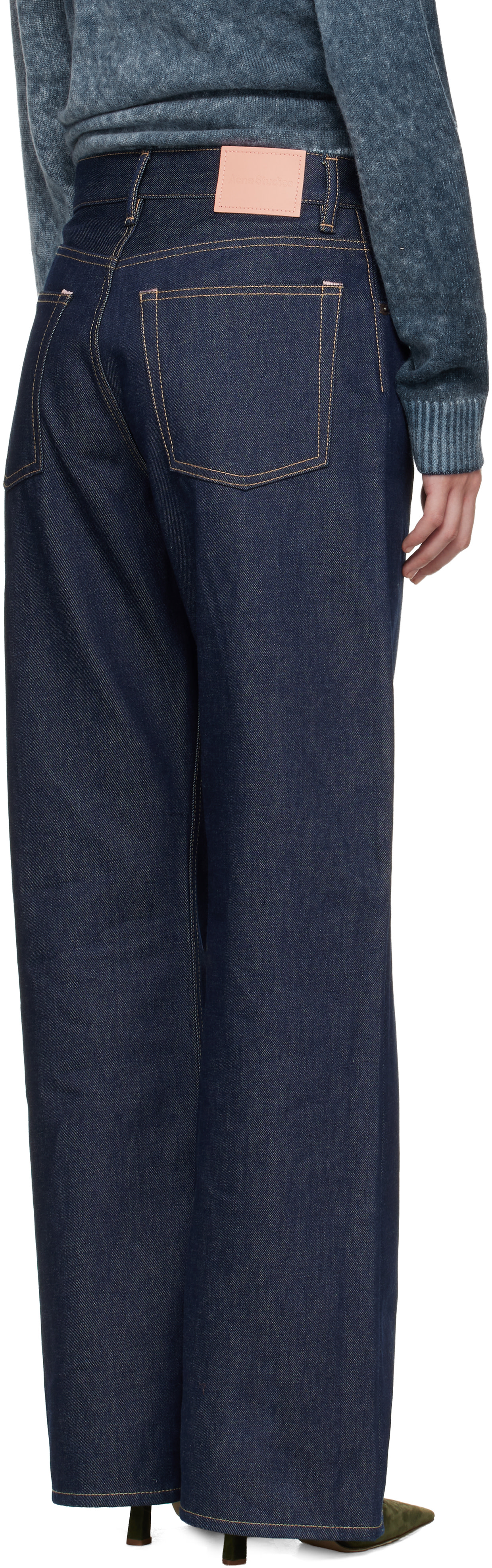 Acne Studios: Indigo 2021F Regular Fit Jeans | SSENSE