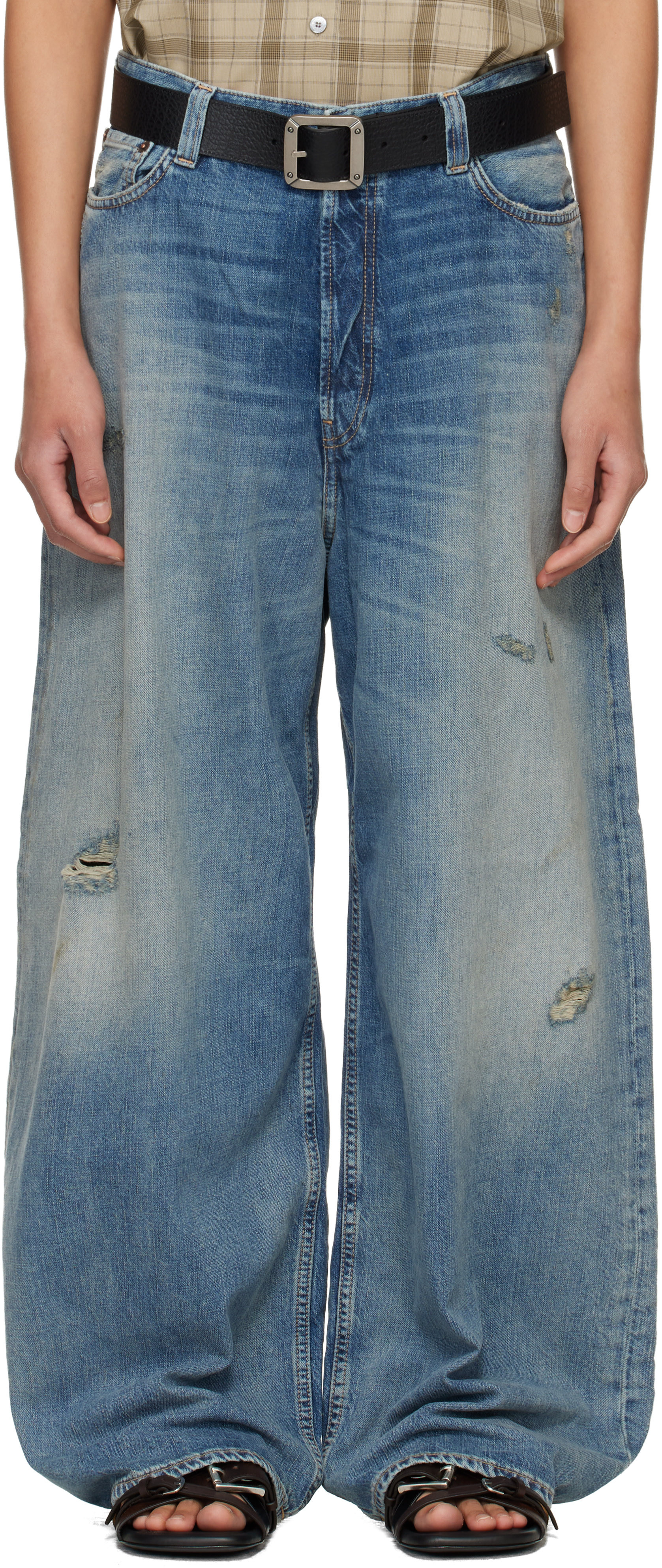 Acne Studios ルーズフィットジーンズ2023 ミッドブルー28/32 Acne Studios - ルーズフィットジーンズ - 2023 - ミッドブルー