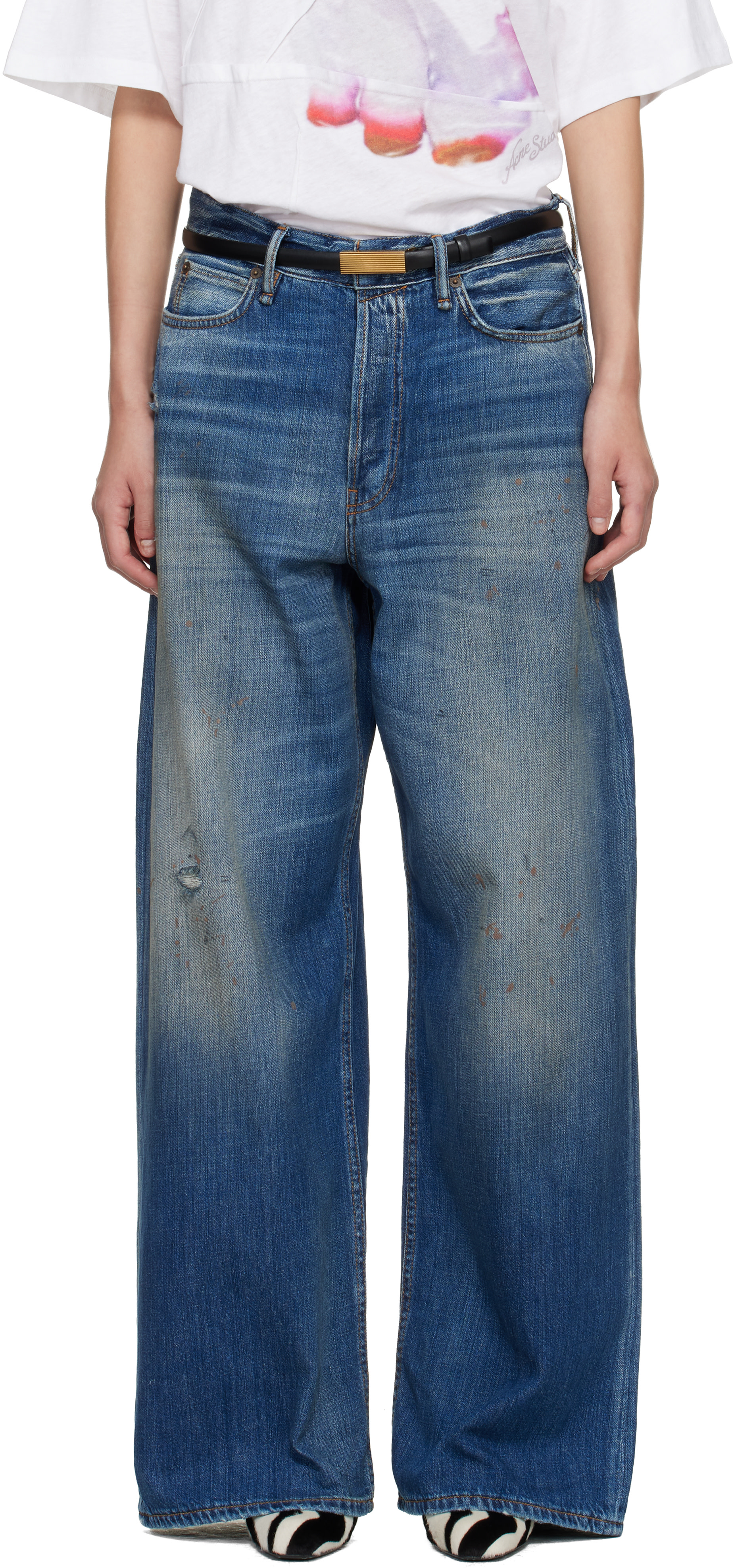 Acne Studios - Jean décontracté 1981 bleu
