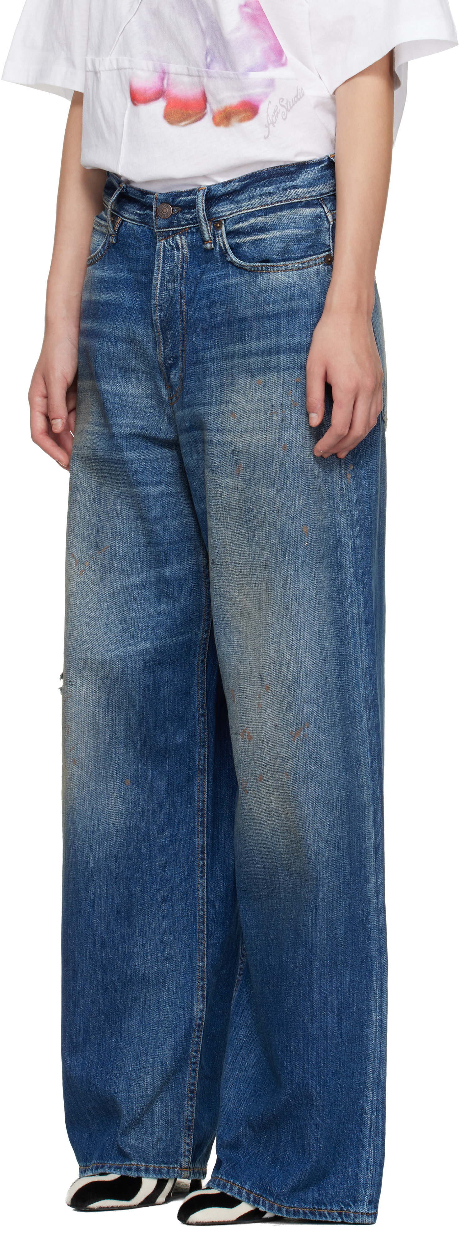 Acne Studios - Jean décontracté 1981 bleu