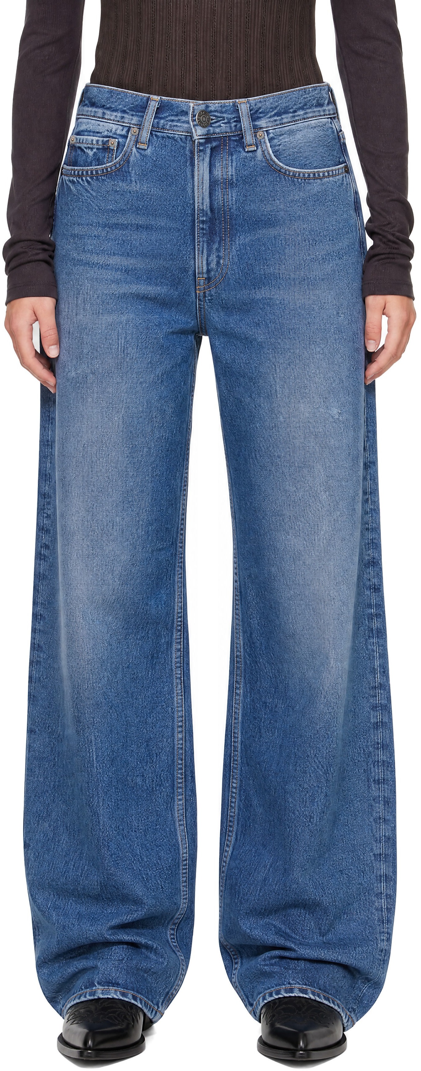 Acne Studios - 블루 루즈 핏 1981 데님 진