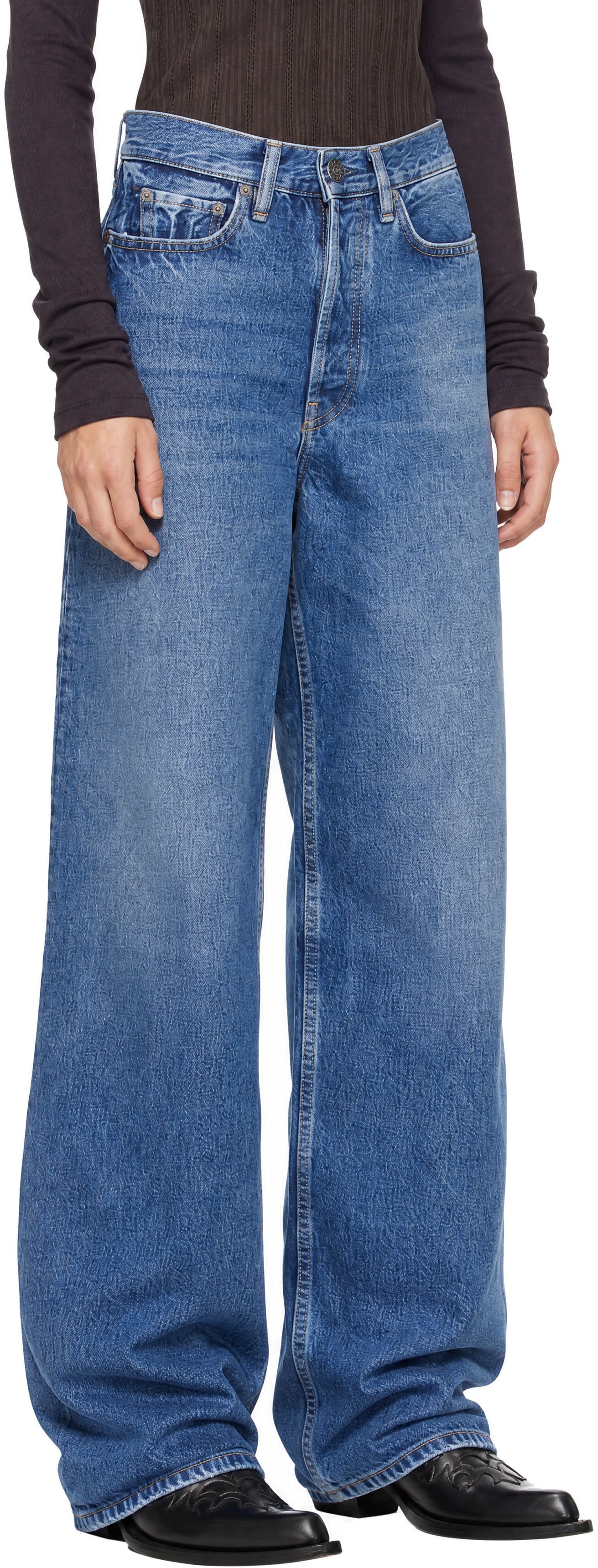 Acne Studios - Jean décontracté 1981 bleu
