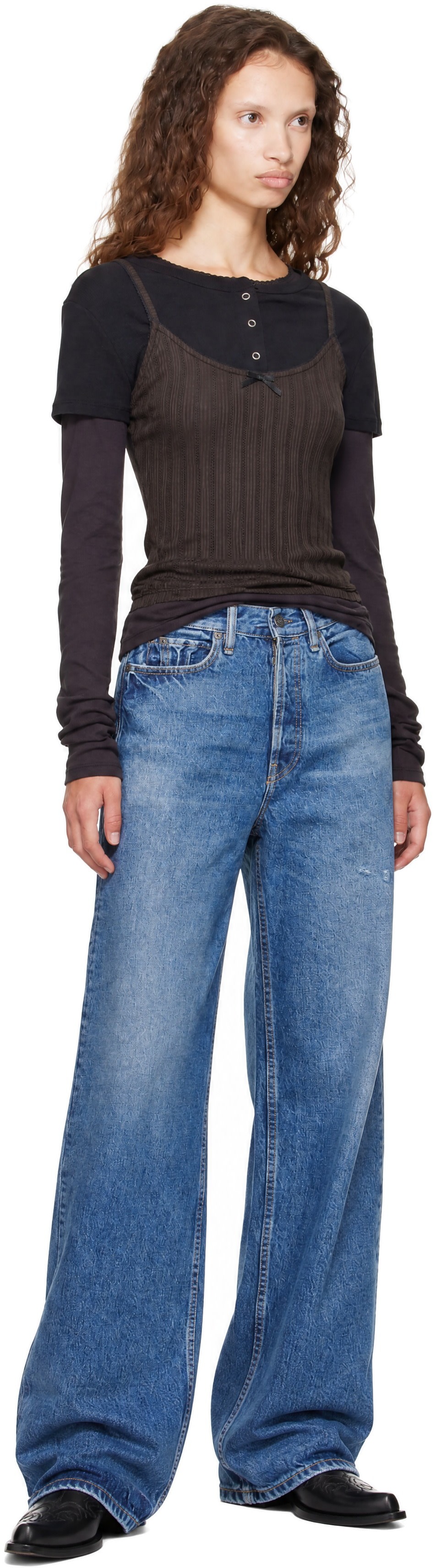 Acne Studios - Jean décontracté 1981 bleu