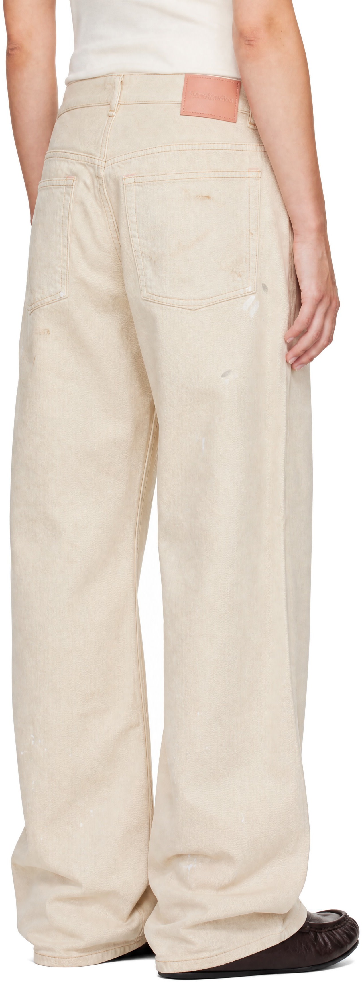 Acne Studios - Jean 2021F blanc cassé