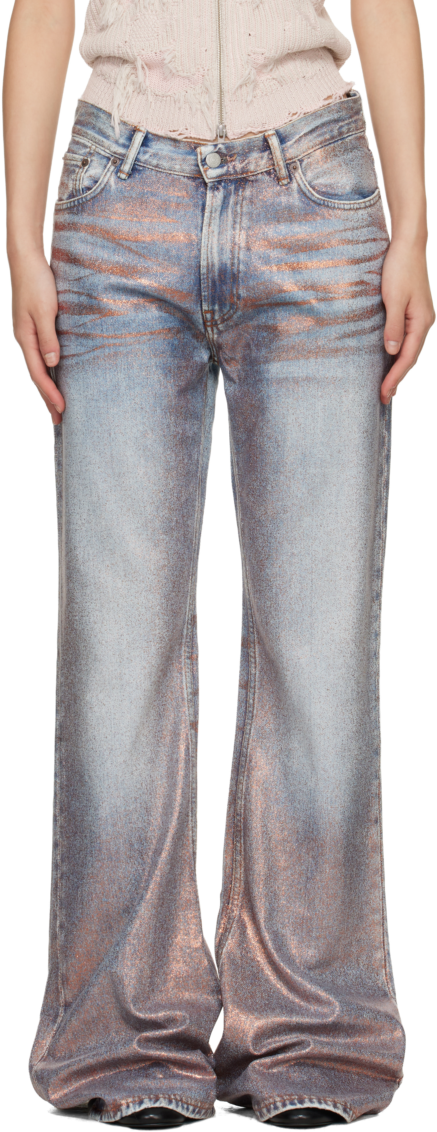 Acne Studios - 블루 2025F 데님 진