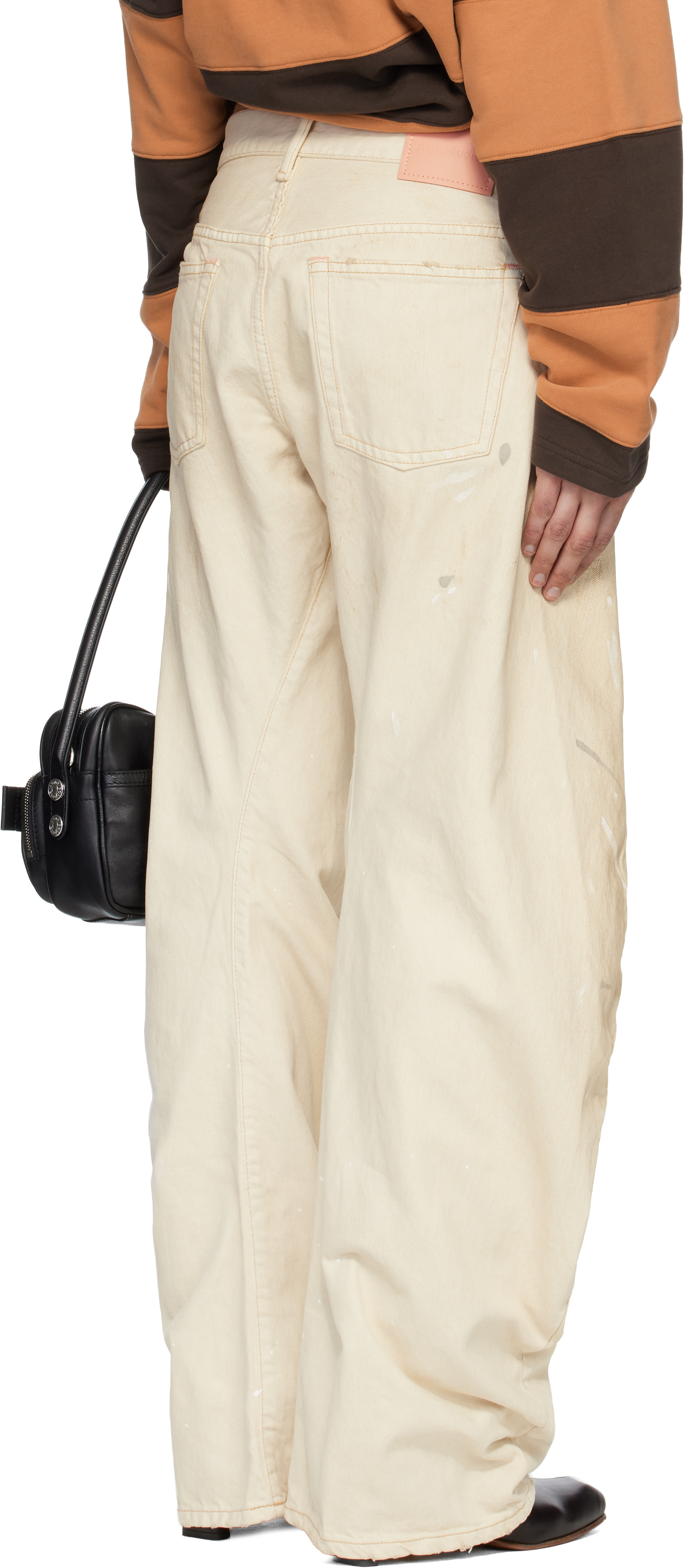Acne Studios - Jean décontracté 2006F blanc cassé