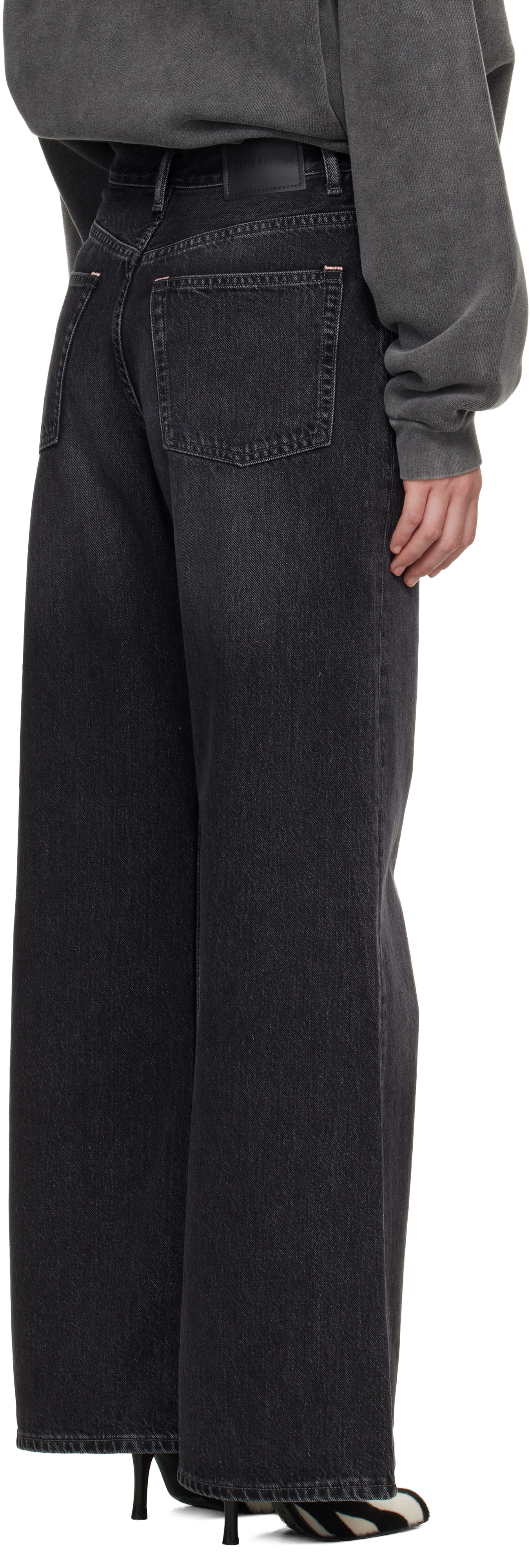 Acne Studios - Jean 2022F noir à coupe classique