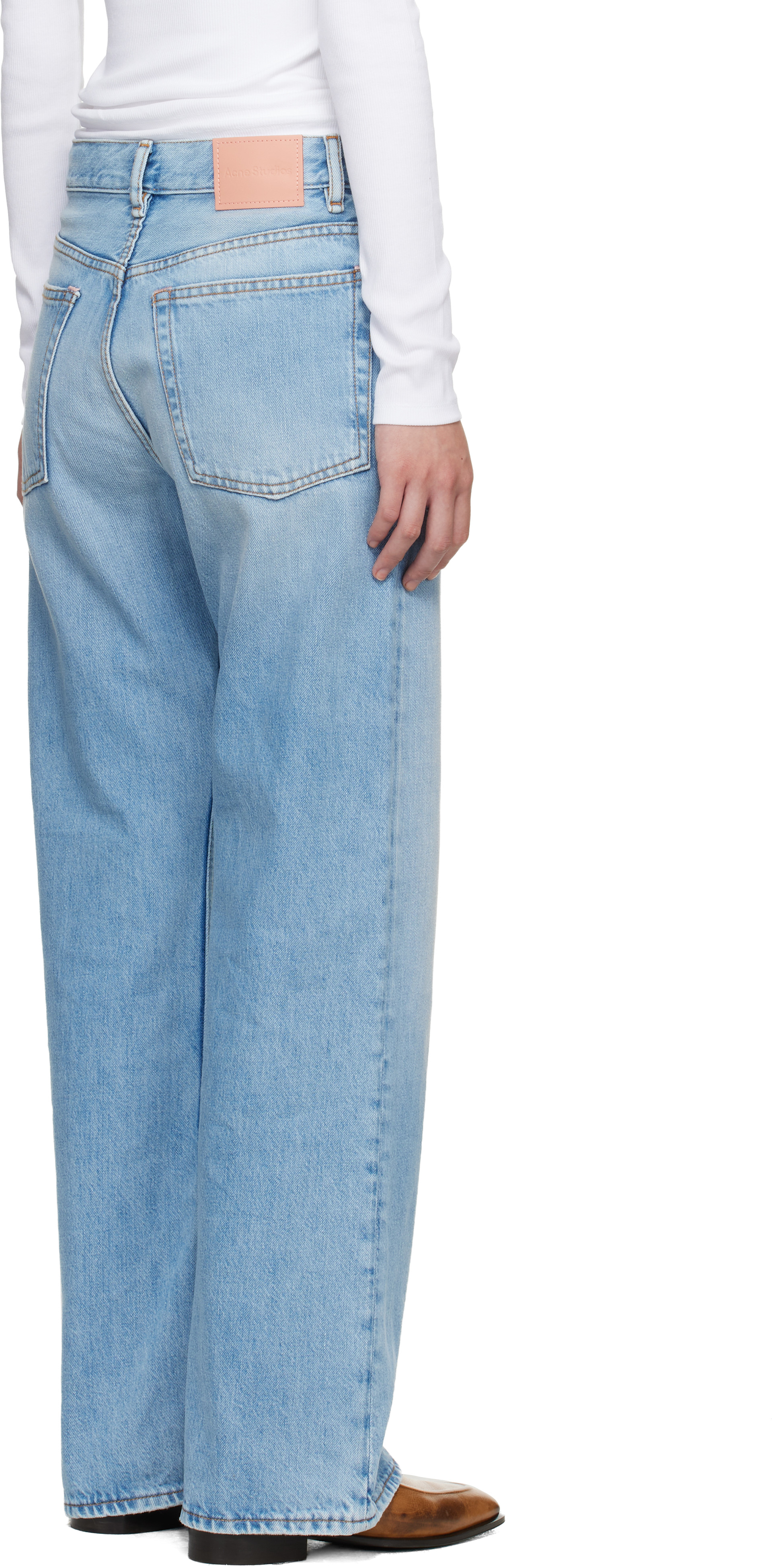 Acne Studios - 블루 2021F 레귤러 핏 데님 진
