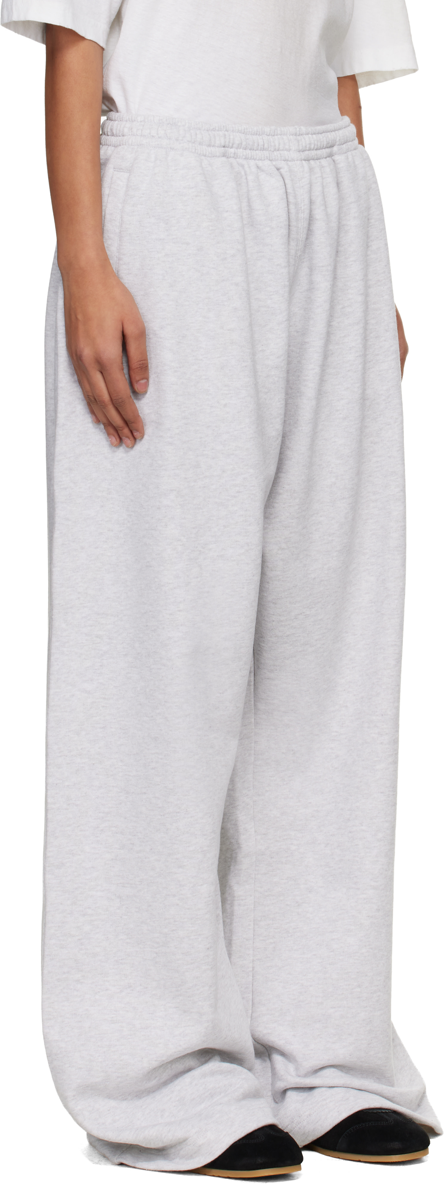Acne Studios - Gray Fleece Logo Sweatpants