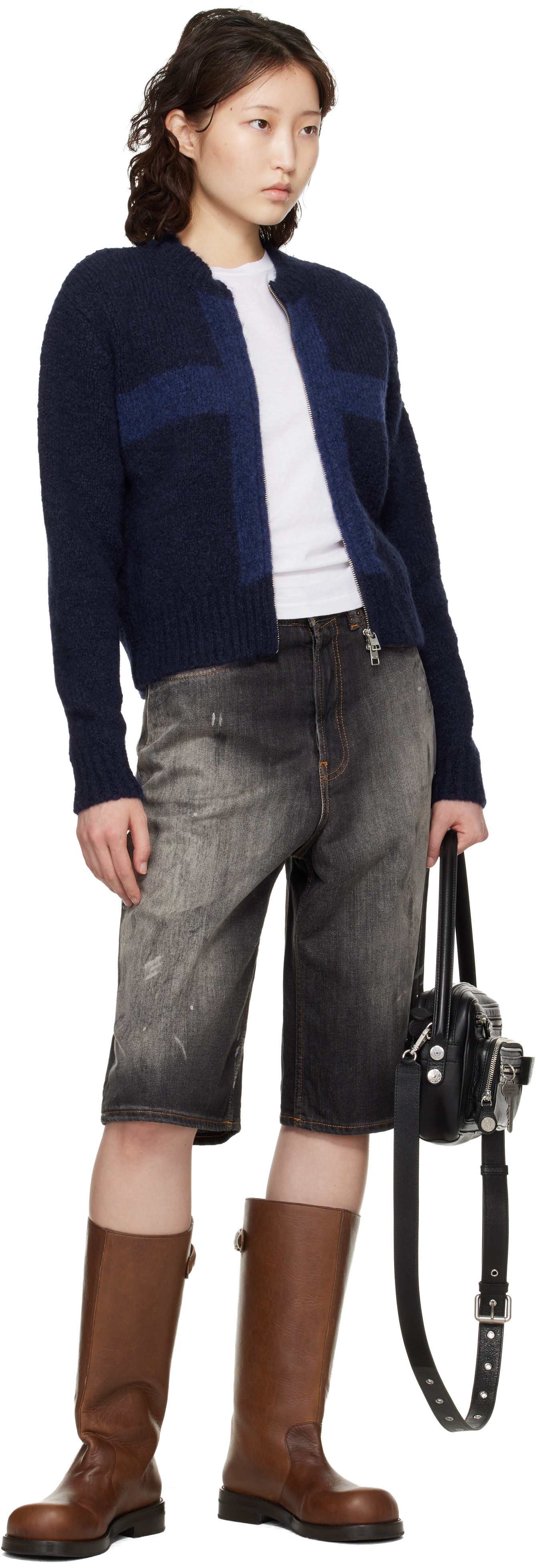 Acne Studios - Black Loose Fit Denim Shorts