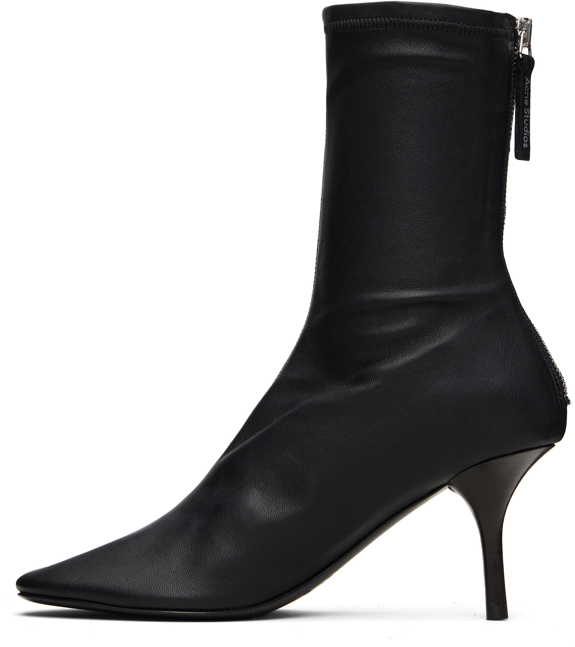 Acne Studios - Bottines noires en cuir