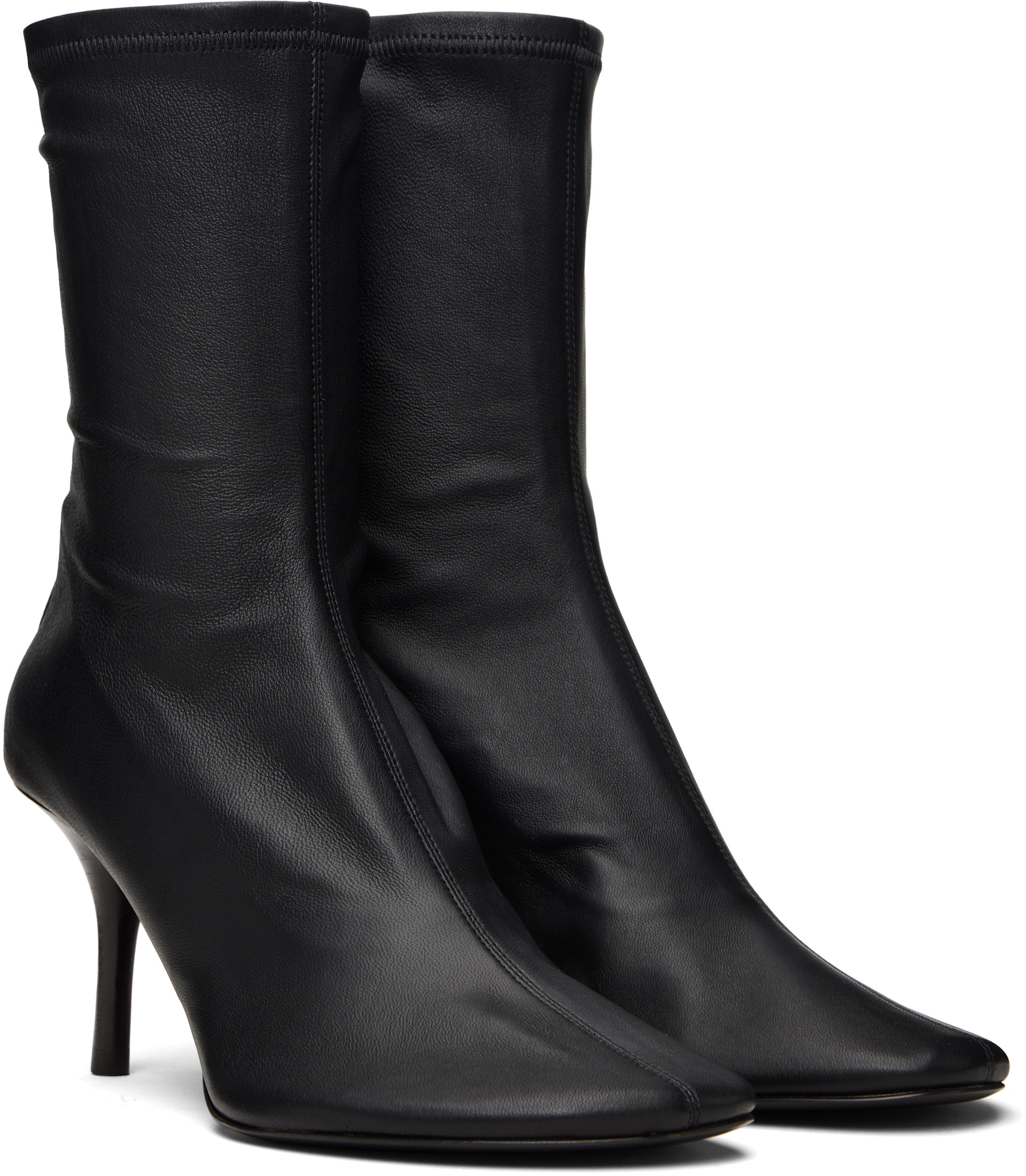 Acne Studios - Bottines noires en cuir