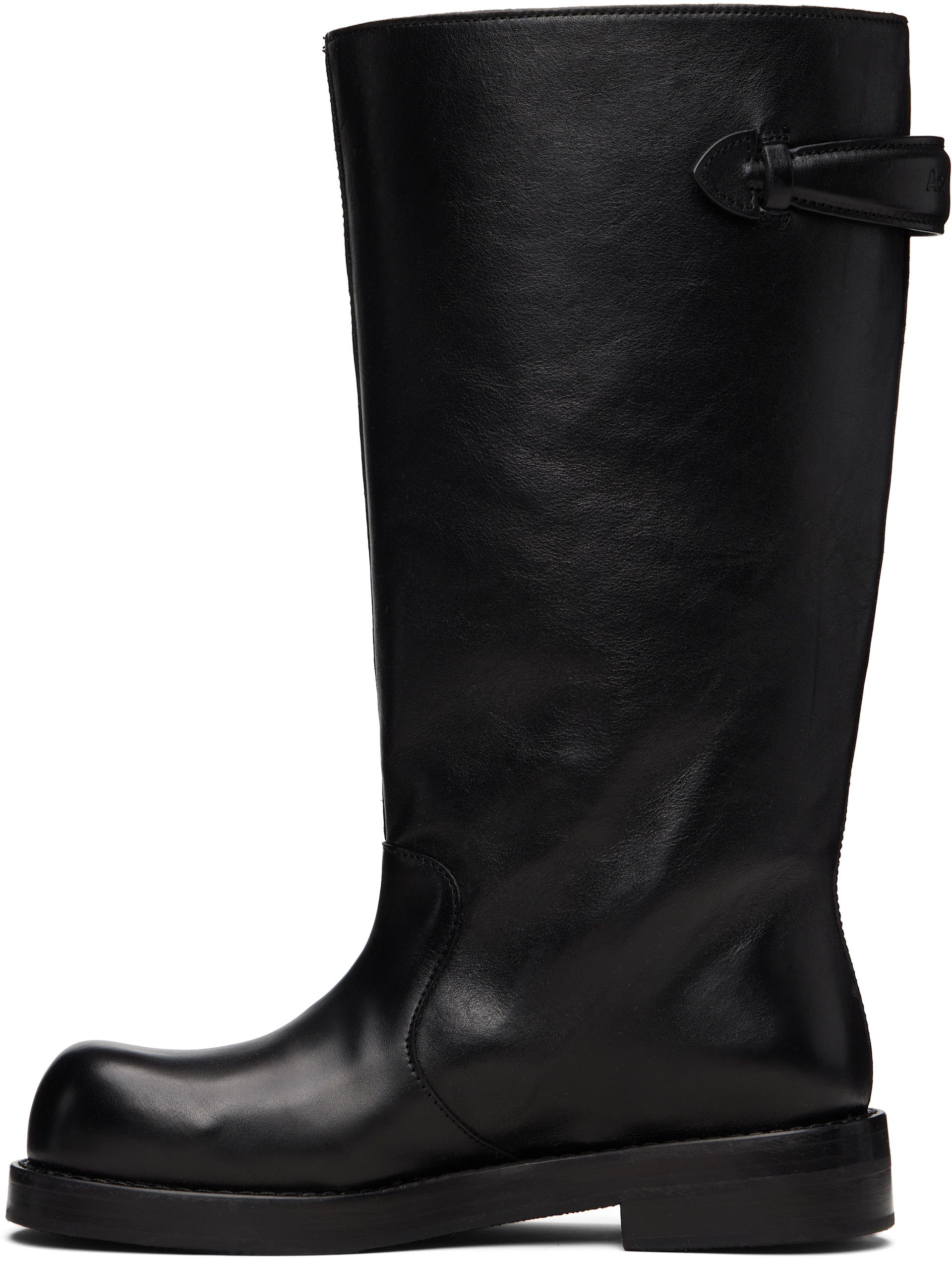 Acne Studios - Bottes noires en cuir