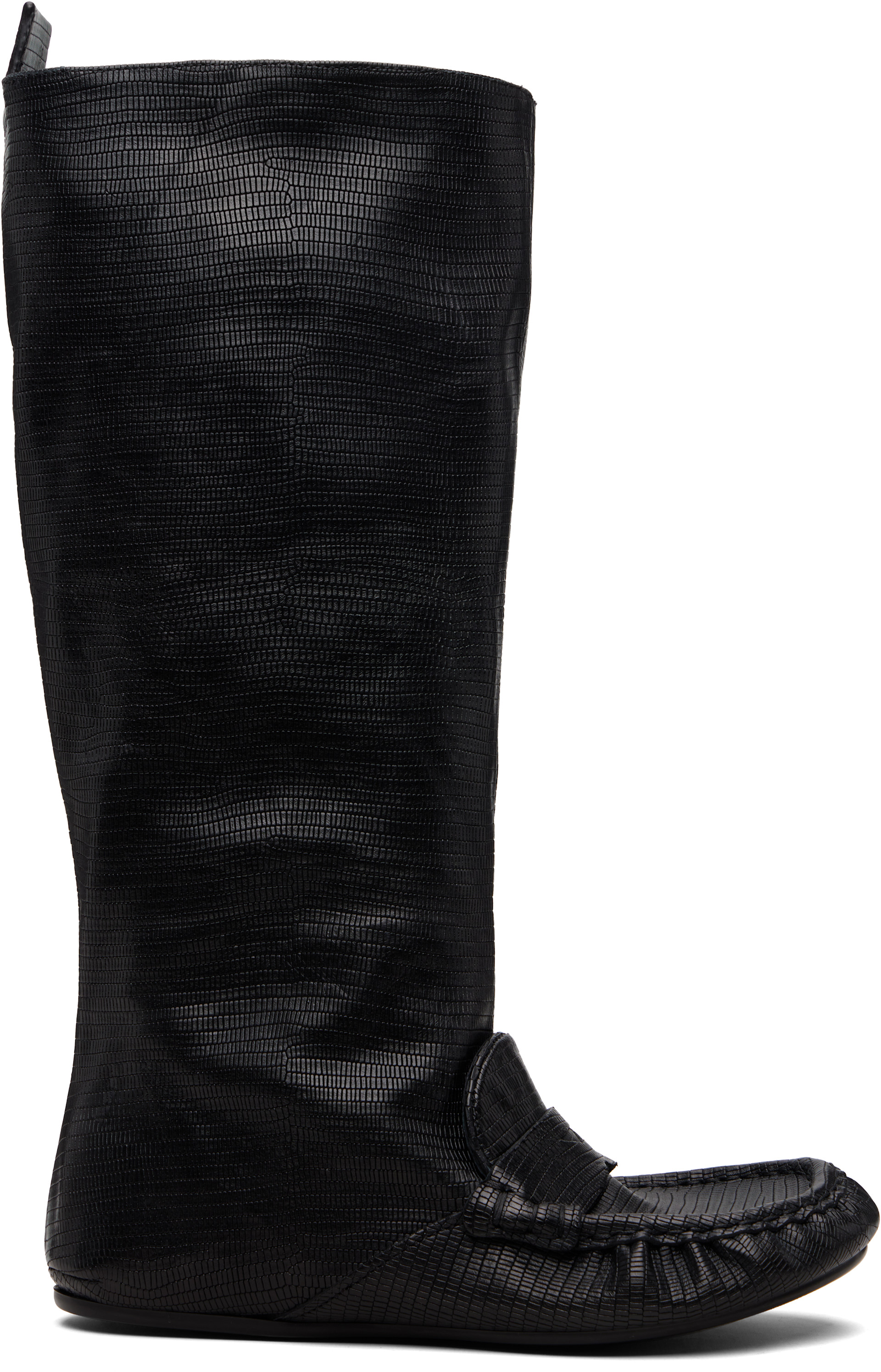 Acne Studios - Bottes hautes décontractées noires