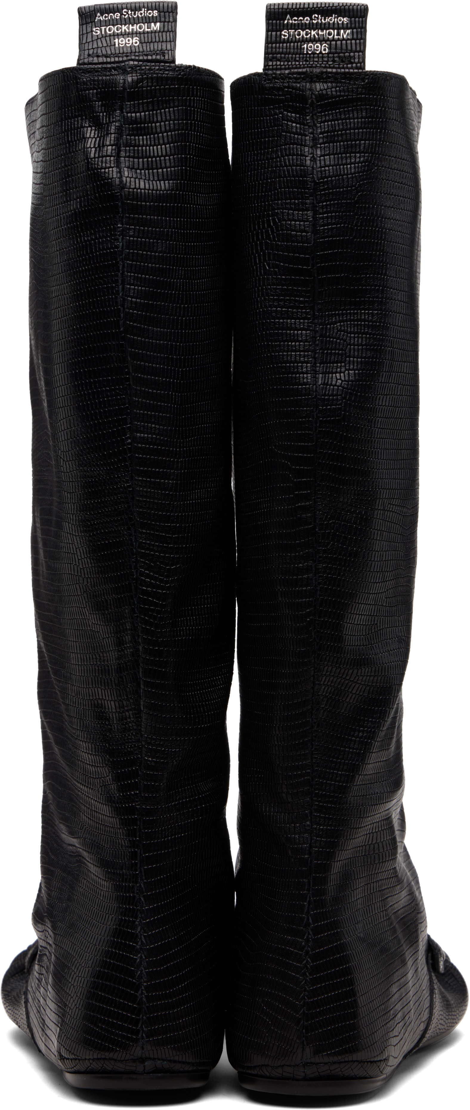 Acne Studios - Bottes hautes décontractées noires