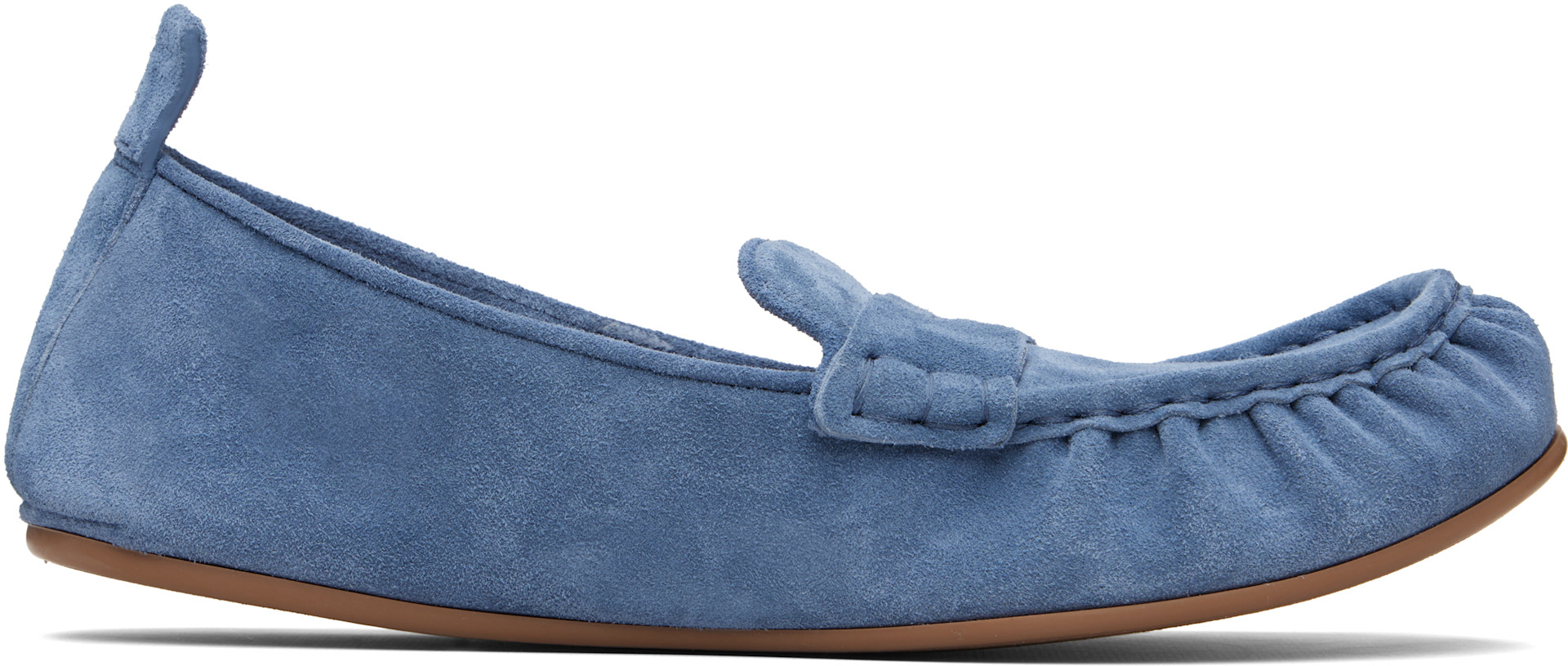 Acne Studios - Flâneurs bleus en suède